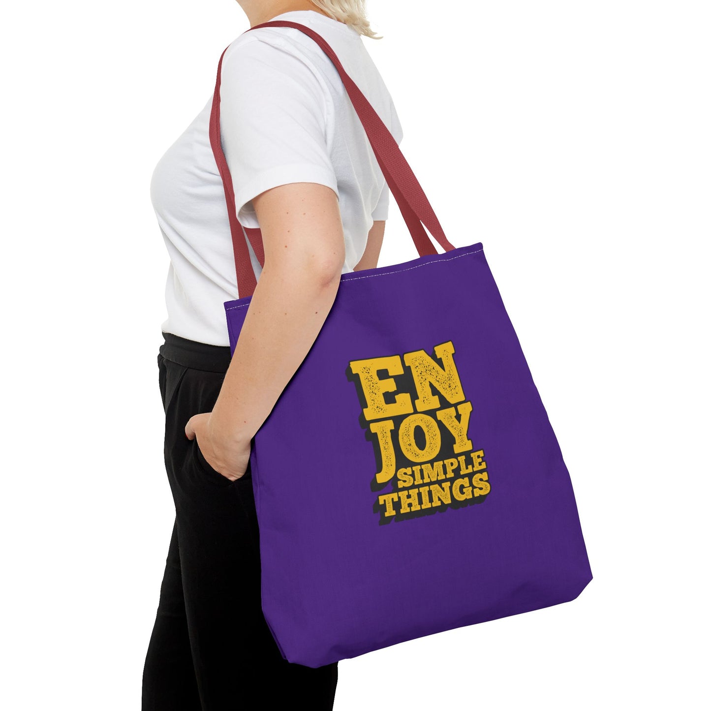 Enjoy Simple Things Tote Bag (AOP)
