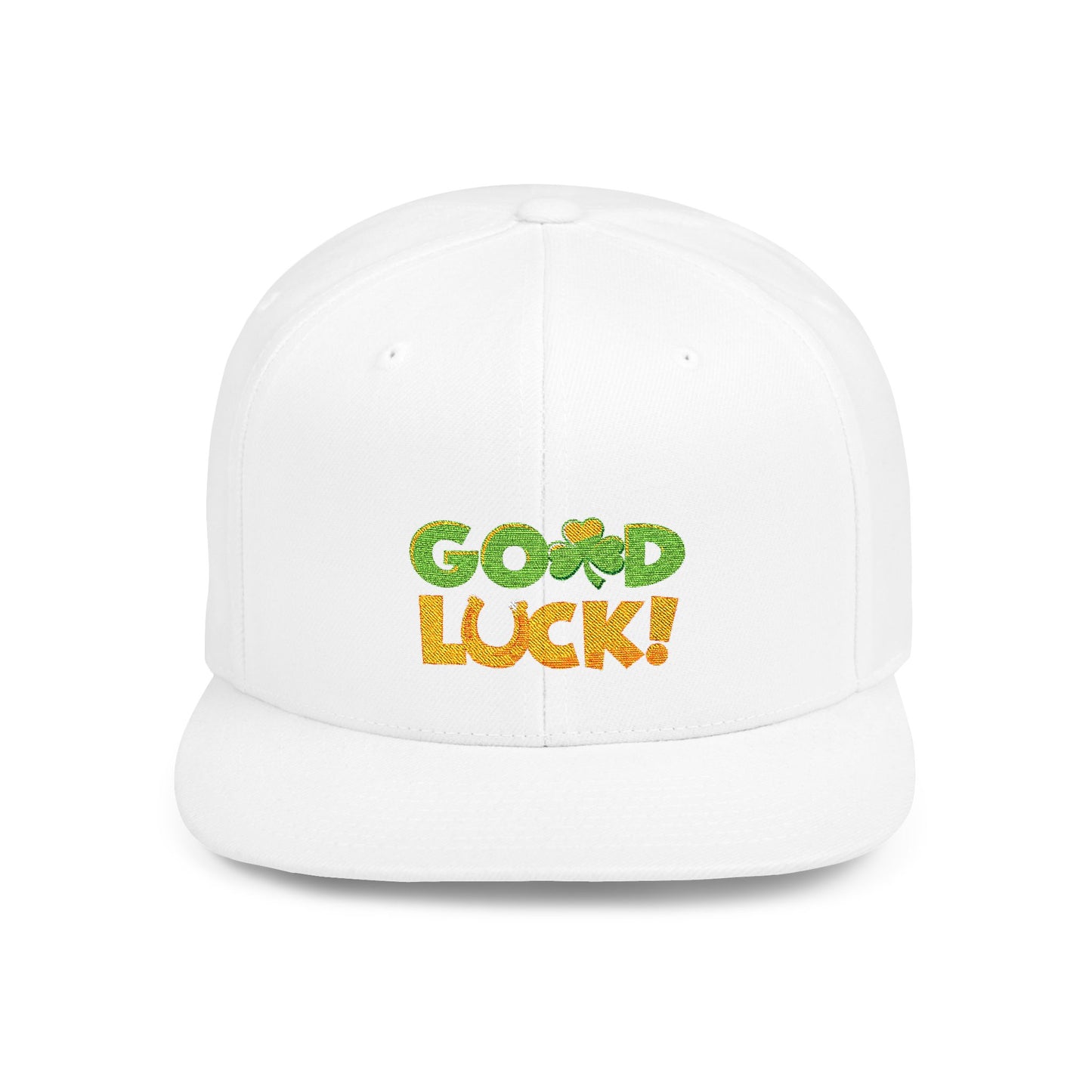 Good Luck Flat Bill Snapback