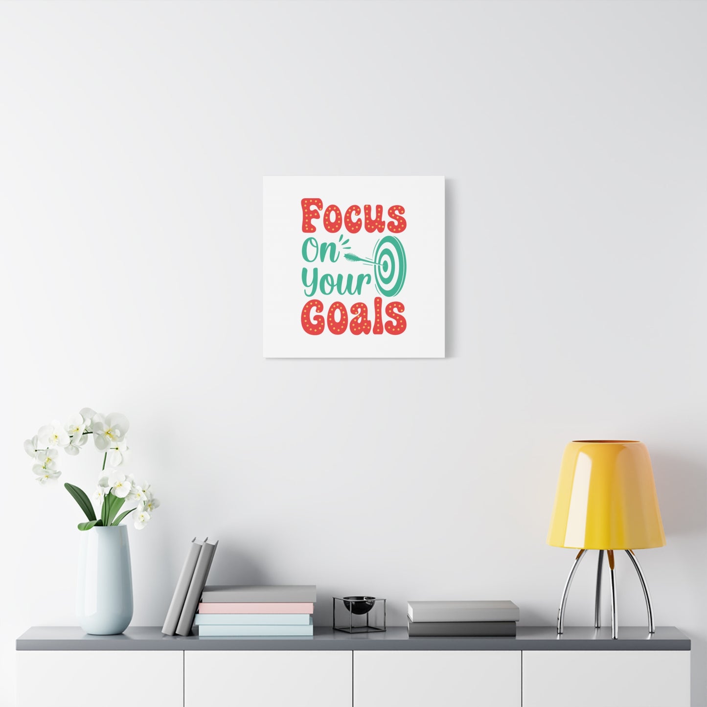 Focus On Your Goals Matte Canvas, Stretched, 1.25"
