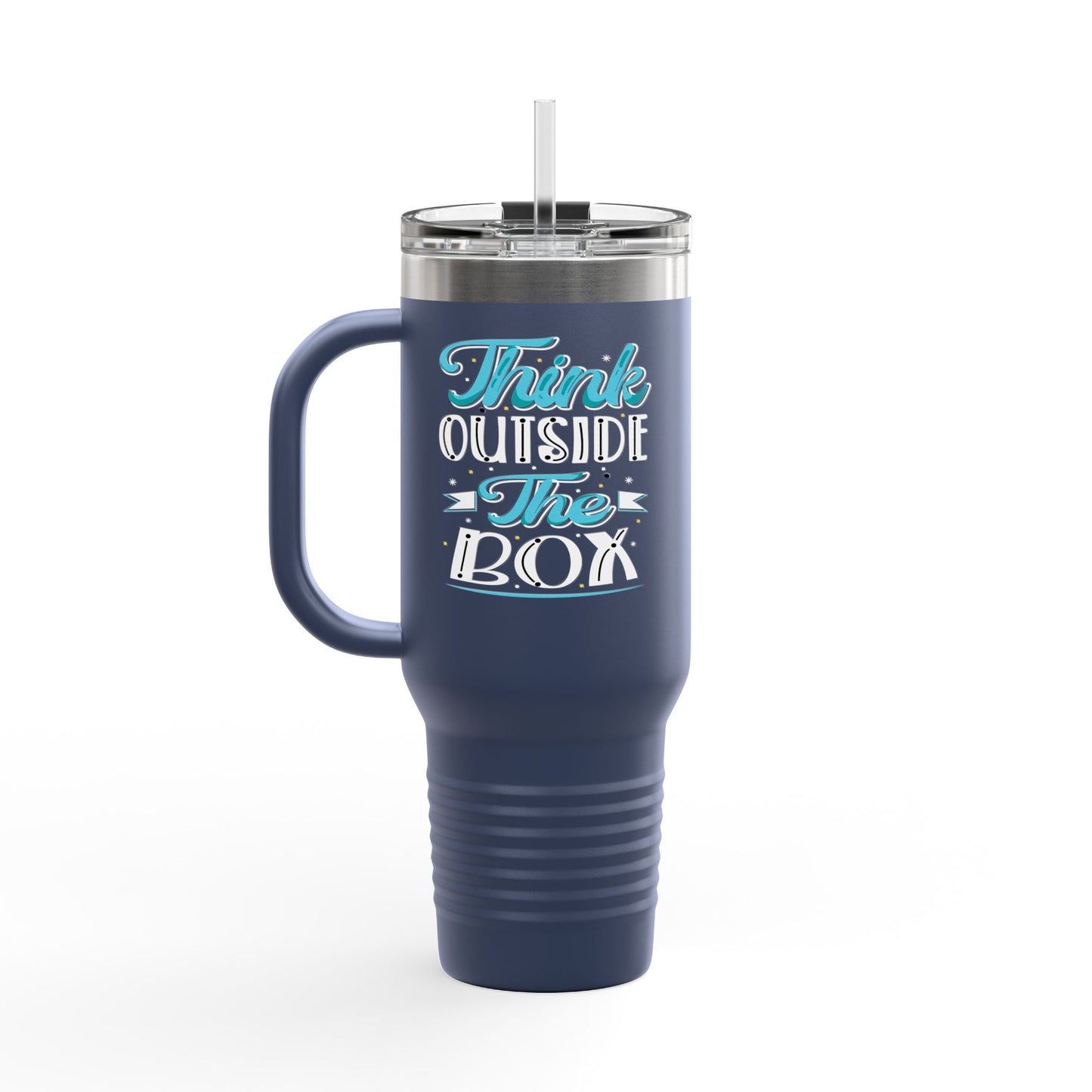Think Outside The Box Insulated Travel Mug, 40oz
