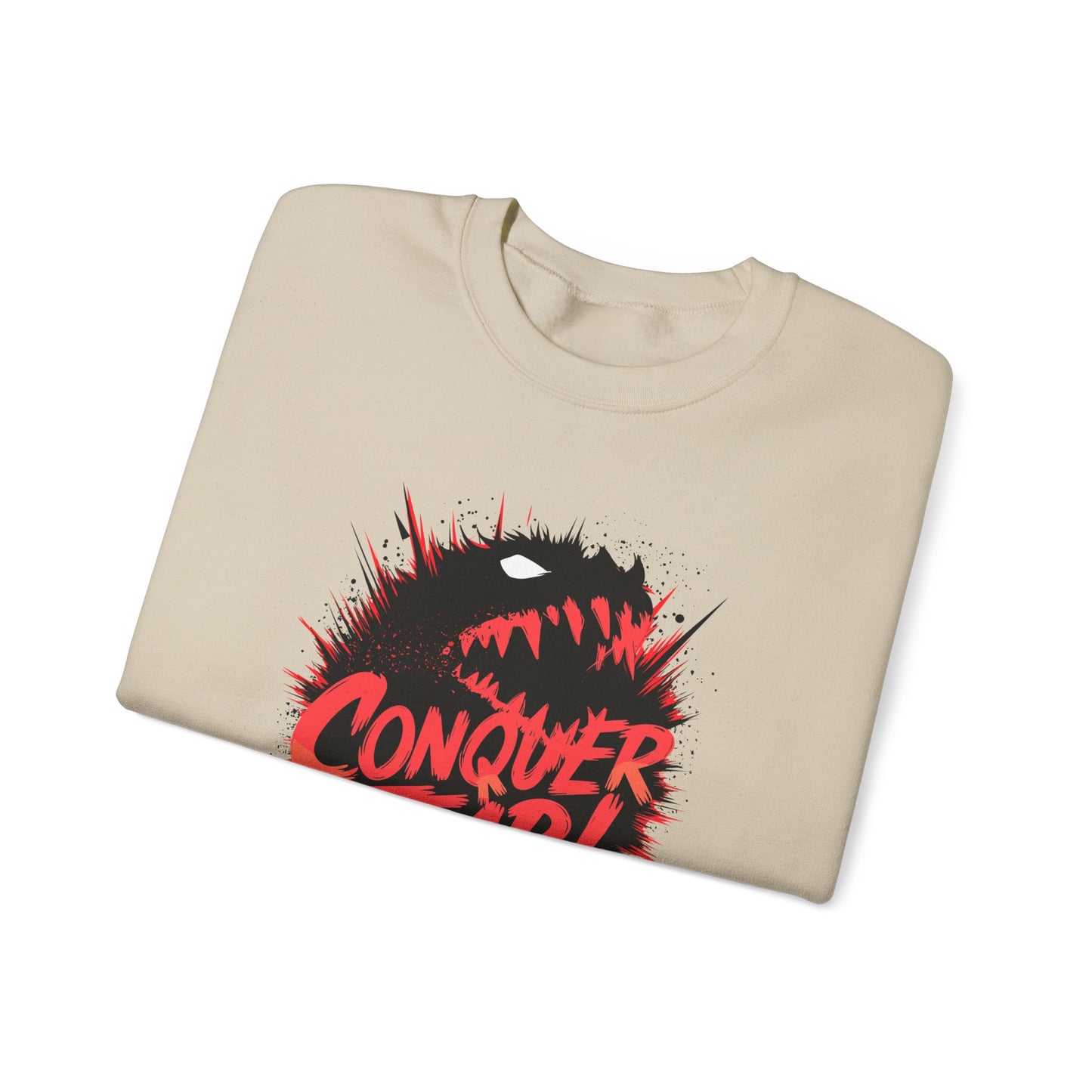 Conquer Fear! Unisex Heavy Blend™ Crewneck Sweatshirt