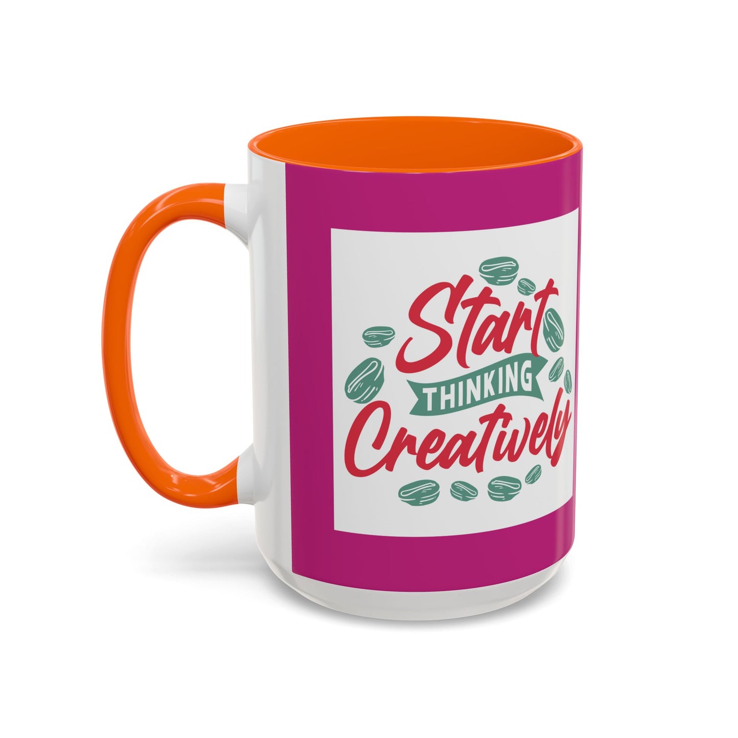 Start Thinking Accent Coffee Mug (11, 15oz)