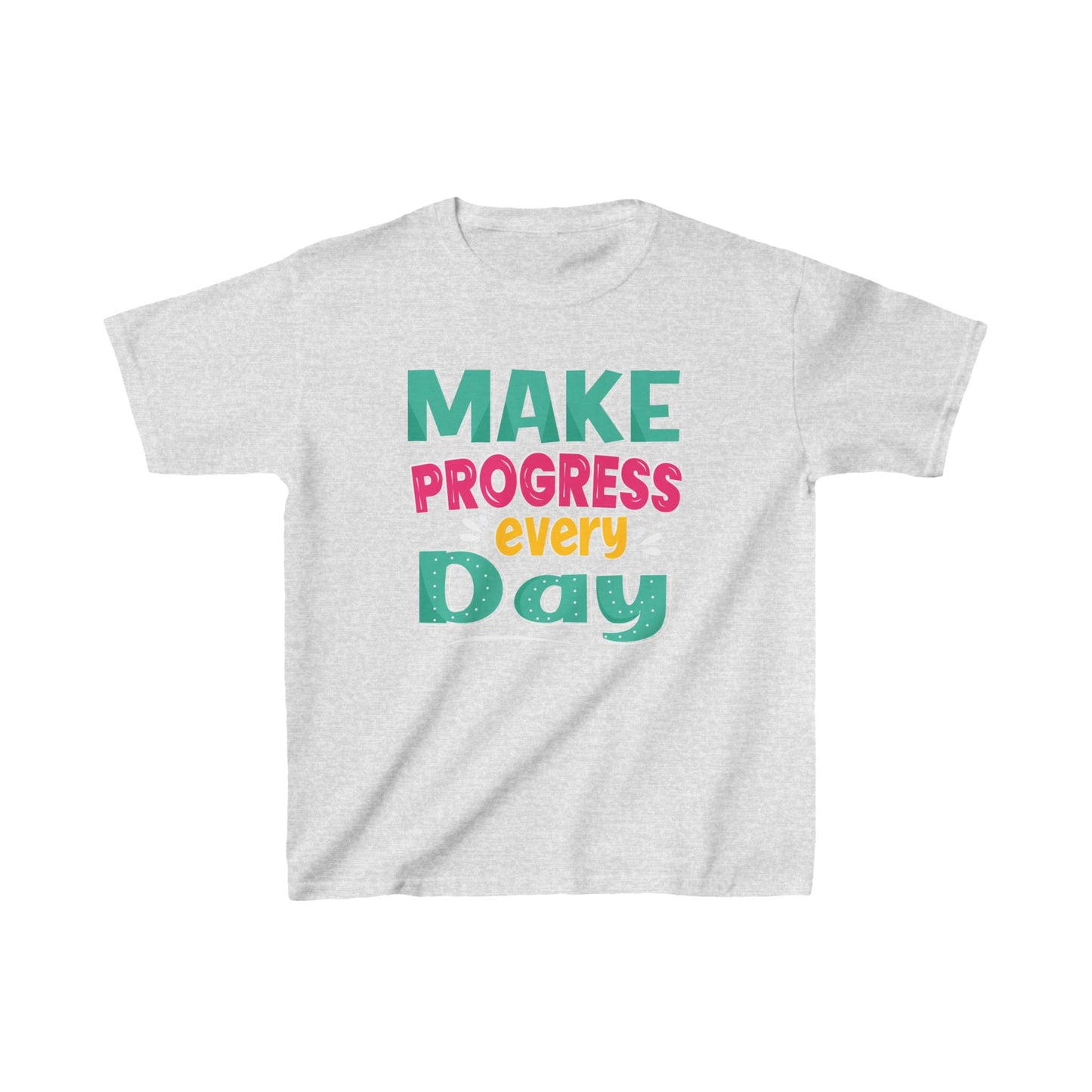 Make Progress Every Day Kids Heavy Cotton™ Tee