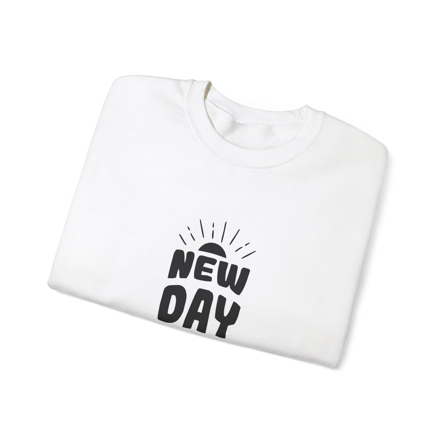 New Day Is A New Change Unisex Heavy Blend™ Crewneck Sweatshirt