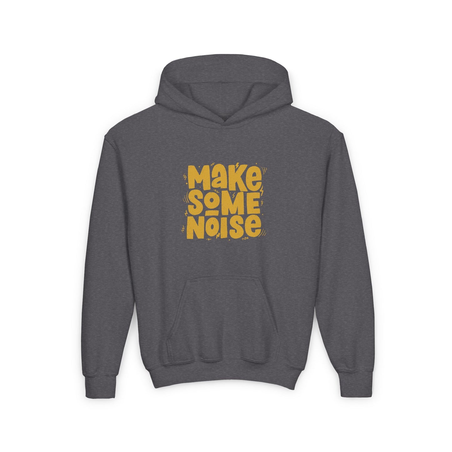 Make Some Noise Youth Heavy Blend Hooded Sweatshirt
