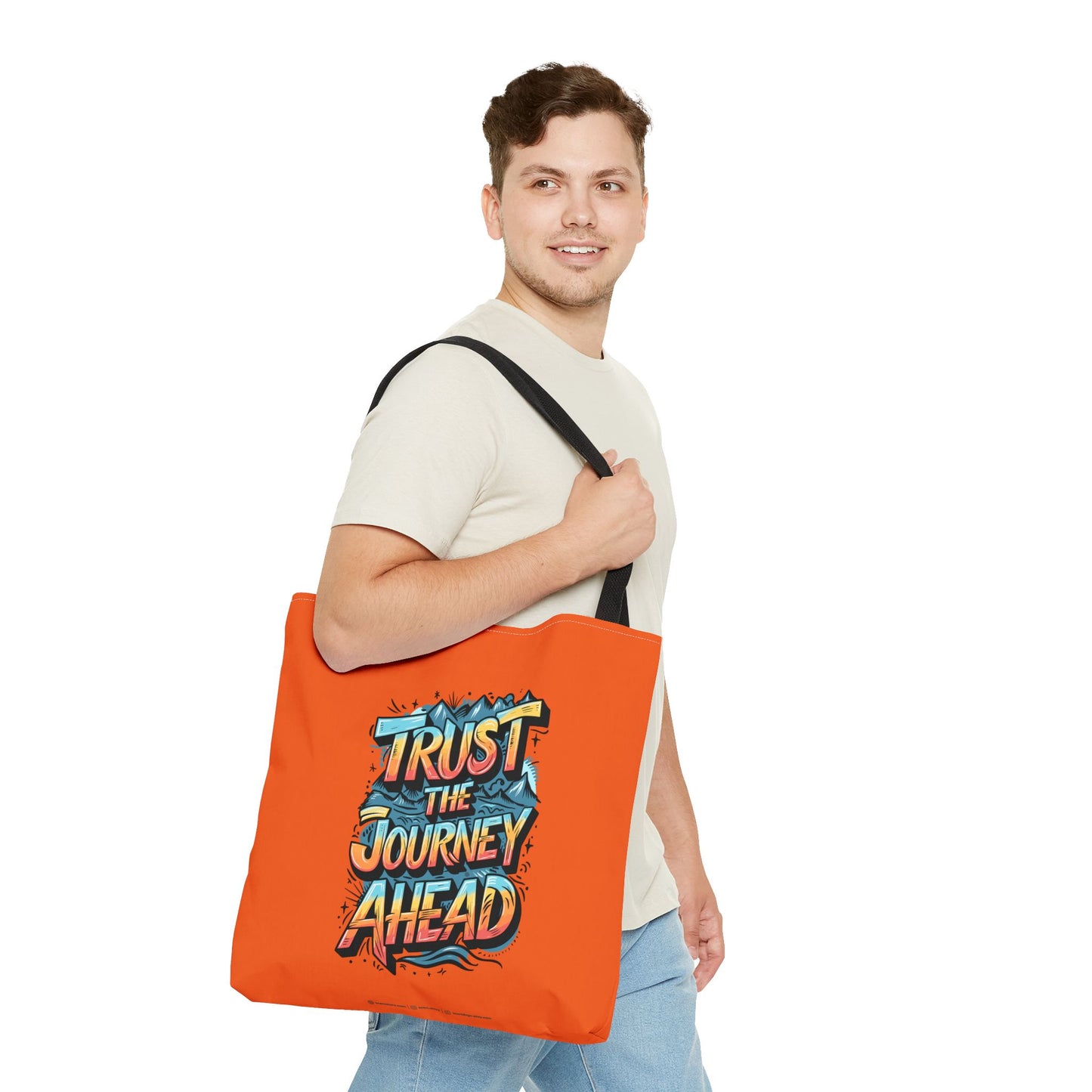 Trust The Journey Ahead Tote Bag (AOP)