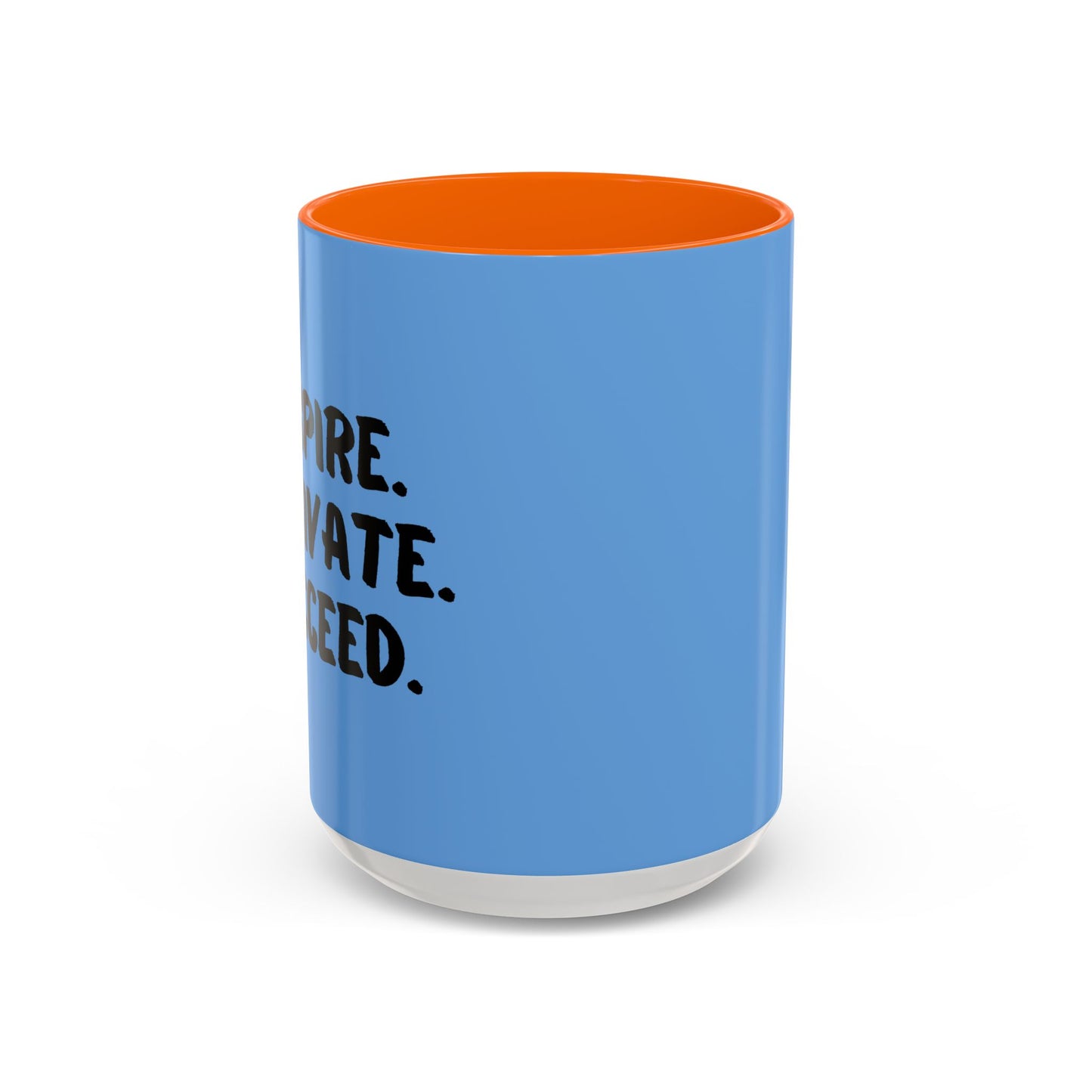 Inspire Motivate Succeed Accent Coffee Mug (11, 15oz)