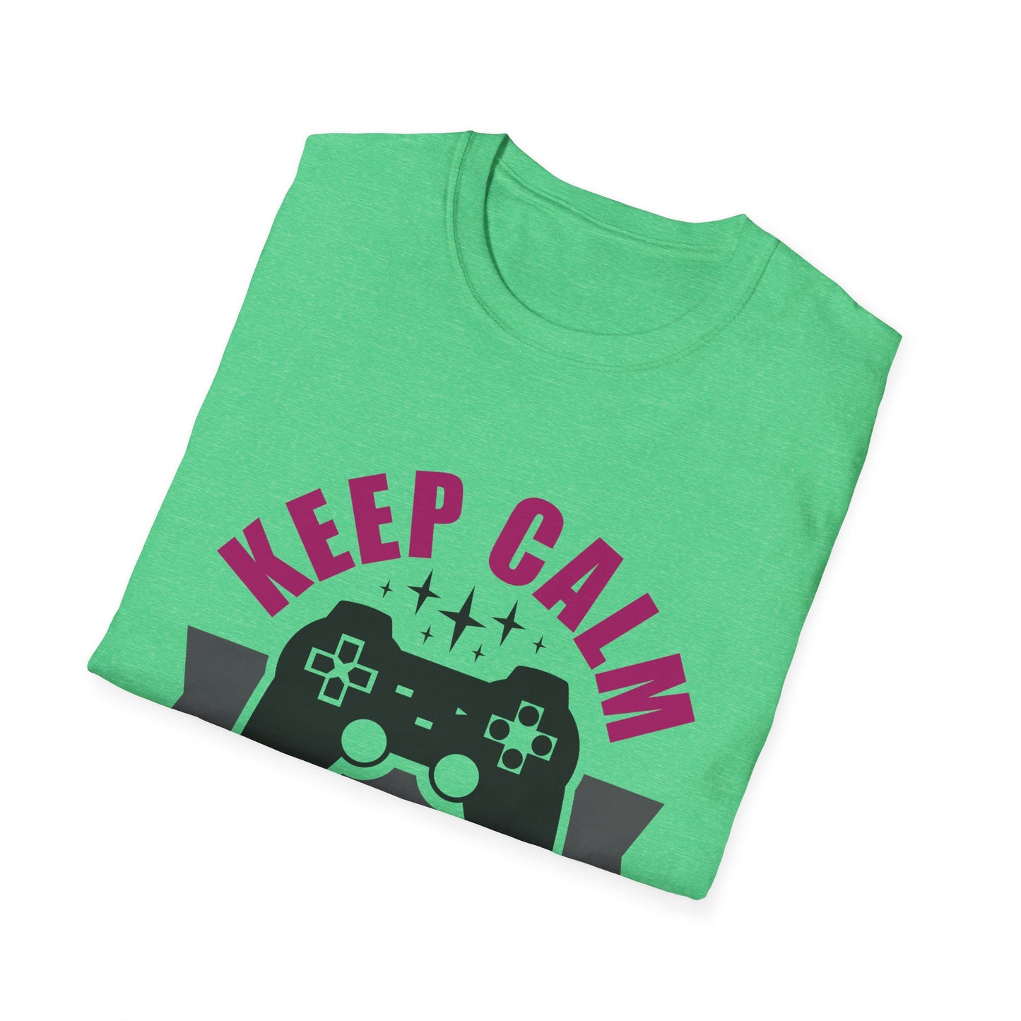 Keep Calm And Game On Unisex Softstyle T-Shirt