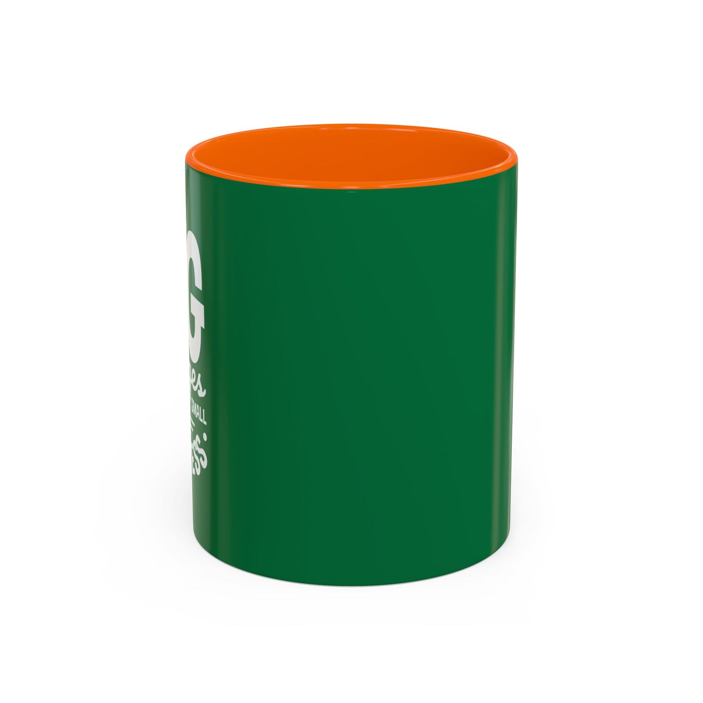 Big Changes Start From Small Progress Accent Coffee Mug (11, 15oz)