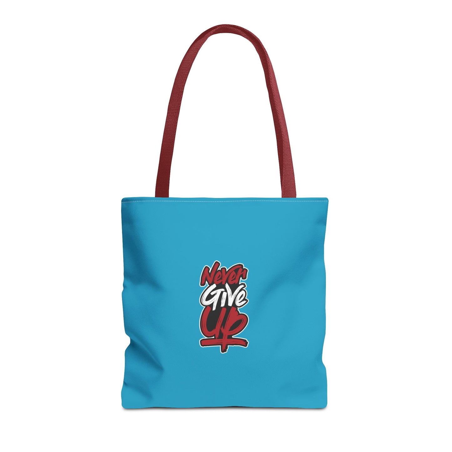Never Give Up Tote Bag (AOP)