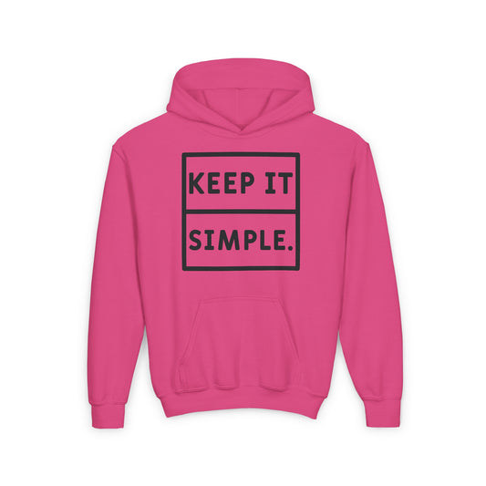 Keep It Simple Youth Heavy Blend Hooded Sweatshirt