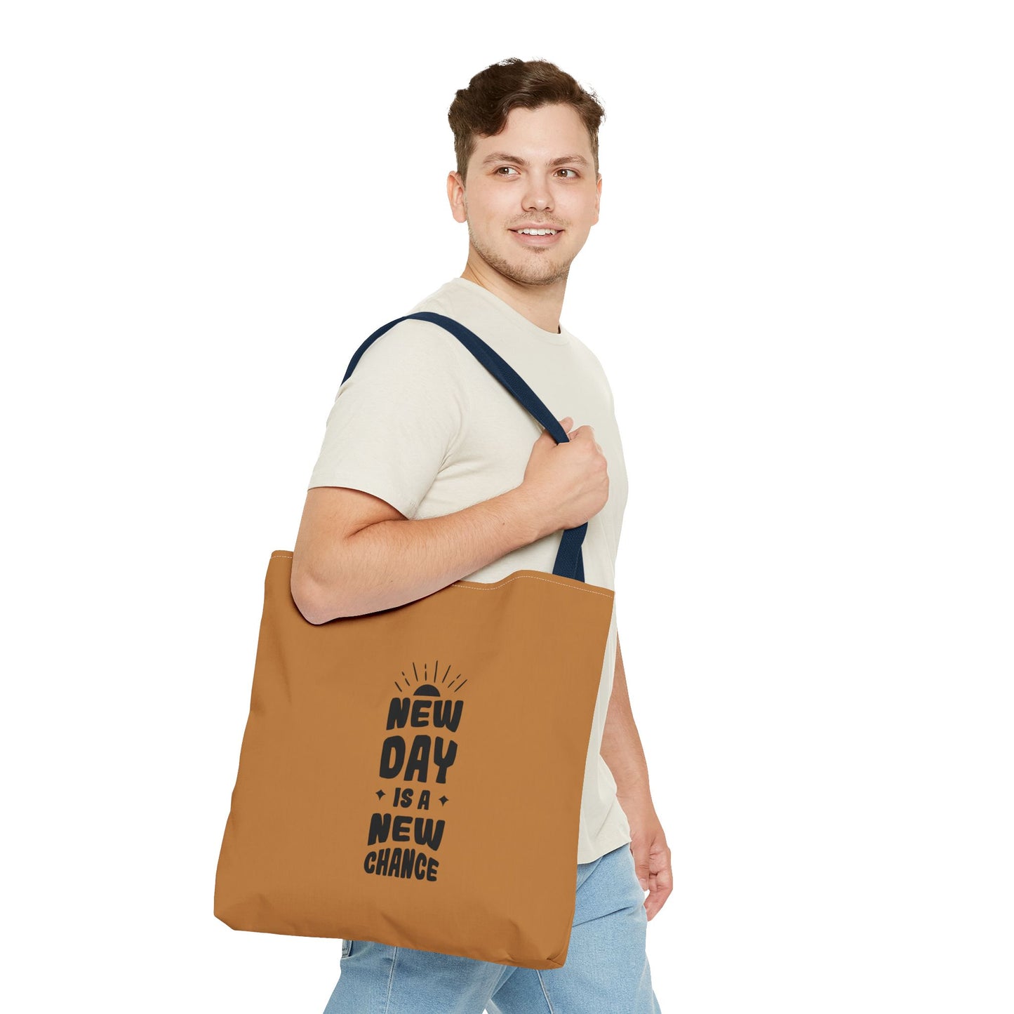 New Day Is A New Change Tote Bag (AOP)