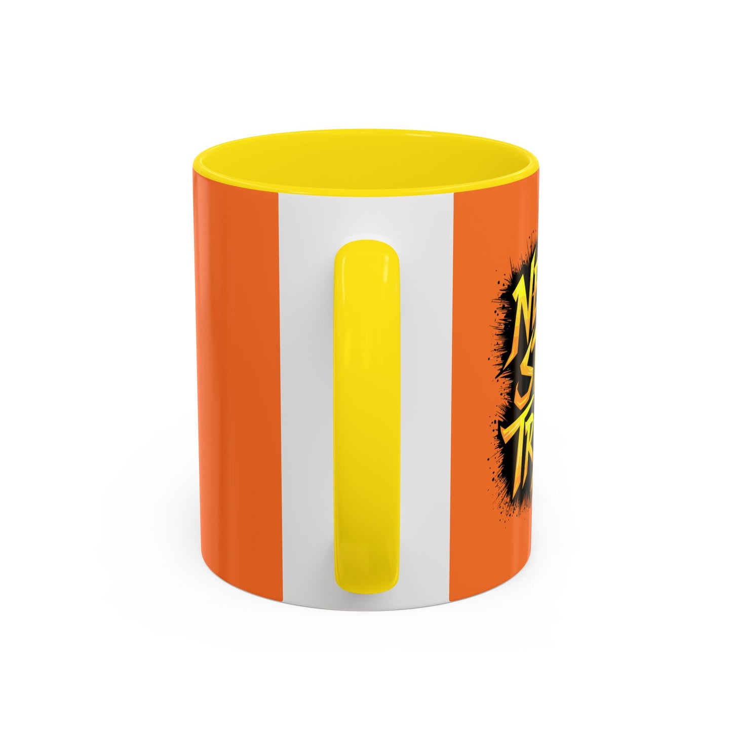 Never Stop Trying Accent Coffee Mug (11, 15oz)