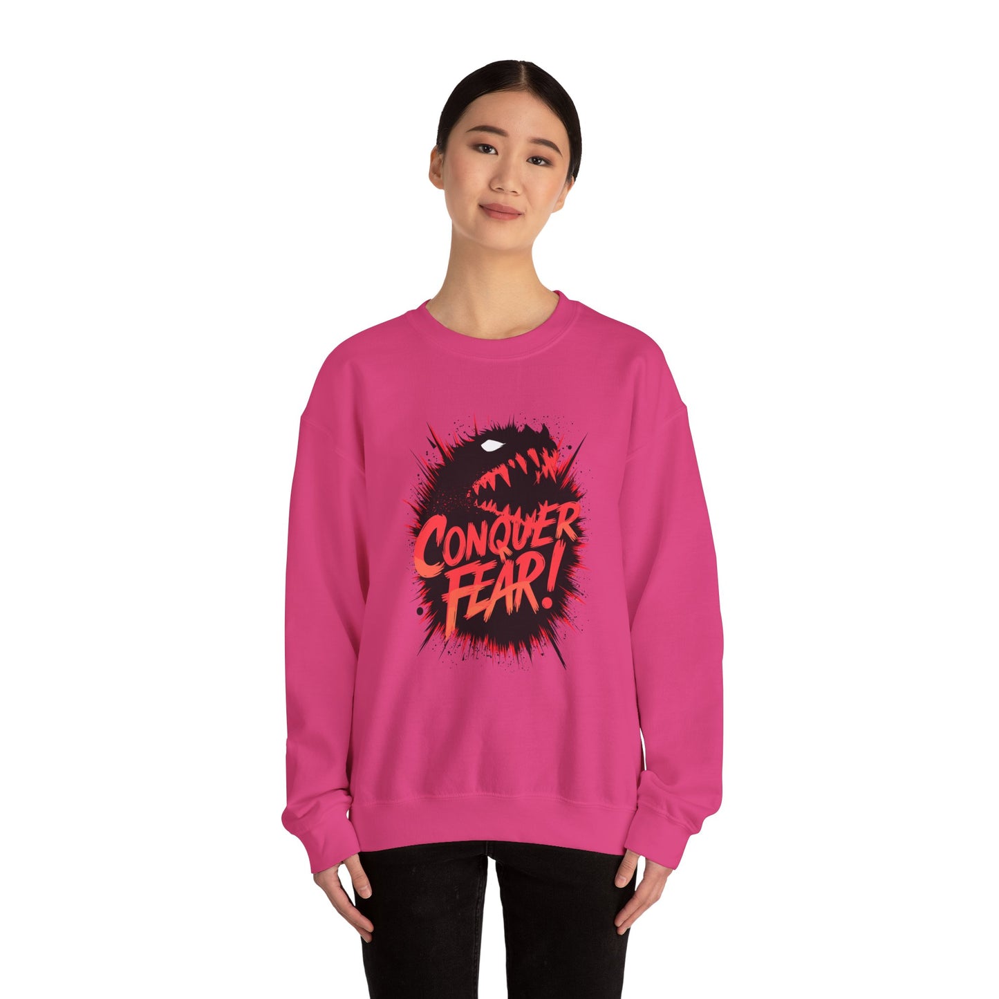 Conquer Fear! Unisex Heavy Blend™ Crewneck Sweatshirt