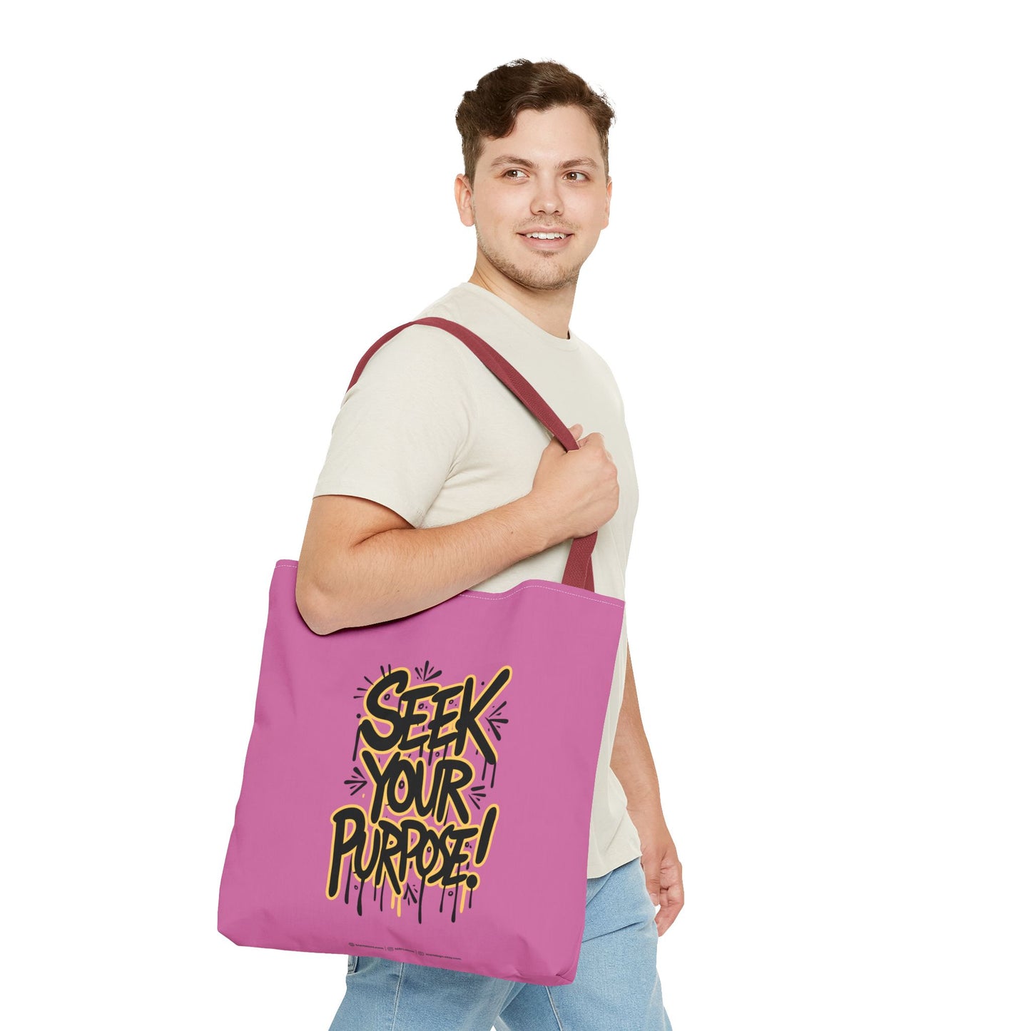 Seek Your Purpose! Tote Bag (AOP)