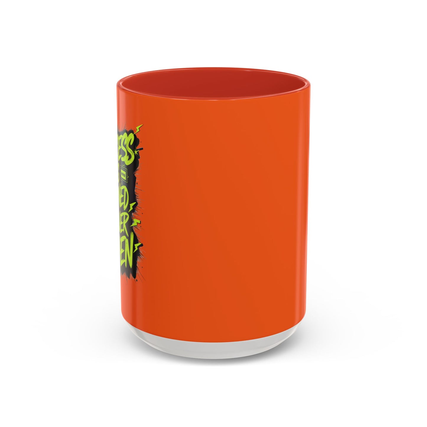 Success Is Never Earned Never Given Accent Coffee Mug (11, 15oz)