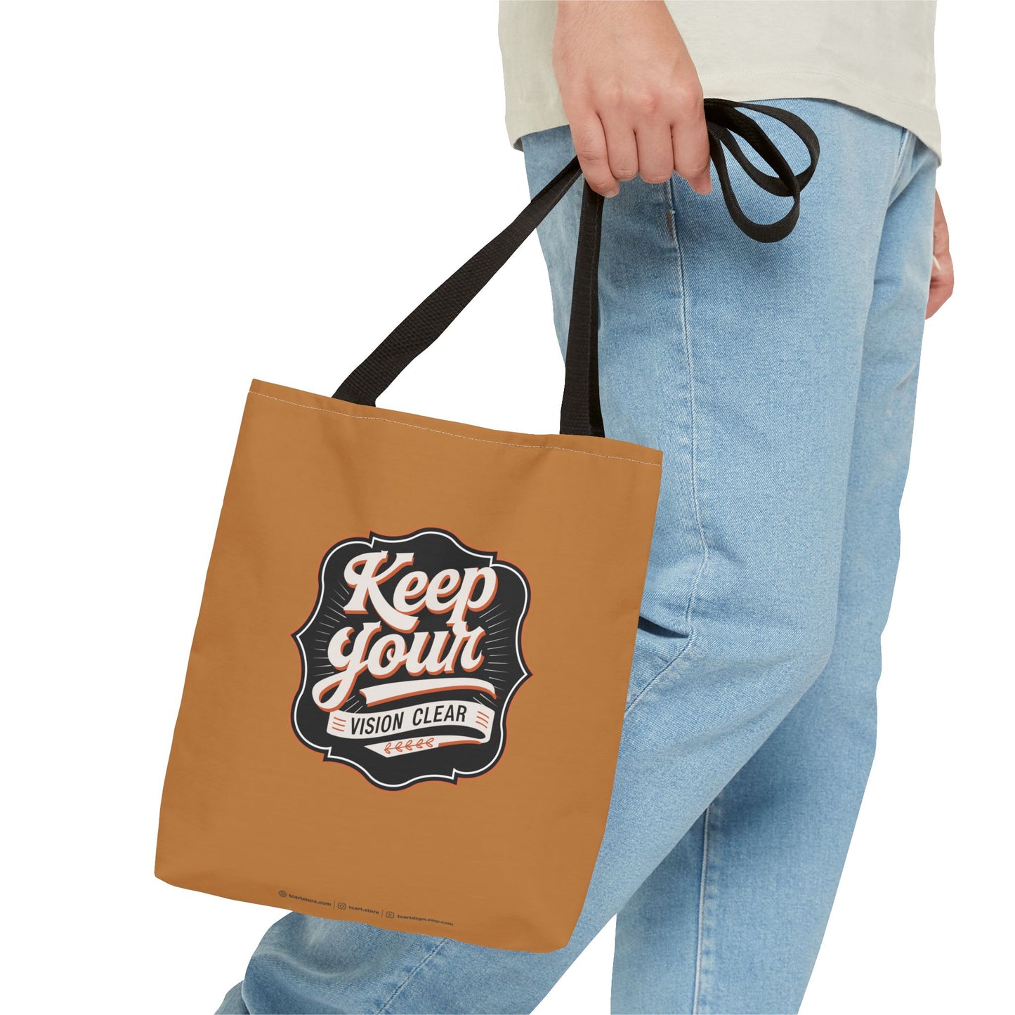 Keep Your Vision Clear Tote Bag (AOP)