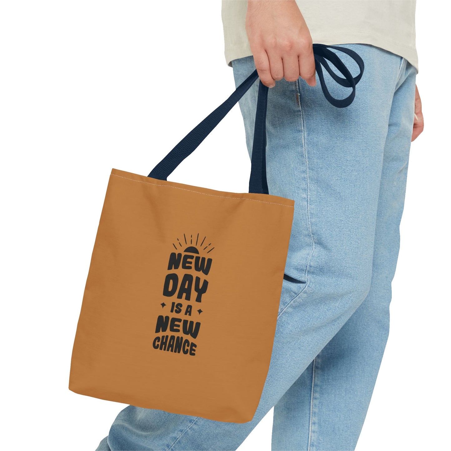 New Day Is A New Change Tote Bag (AOP)