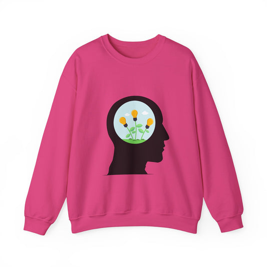 Mindset And Positive Thoughts Unisex Heavy Blend™ Crewneck Sweatshirt