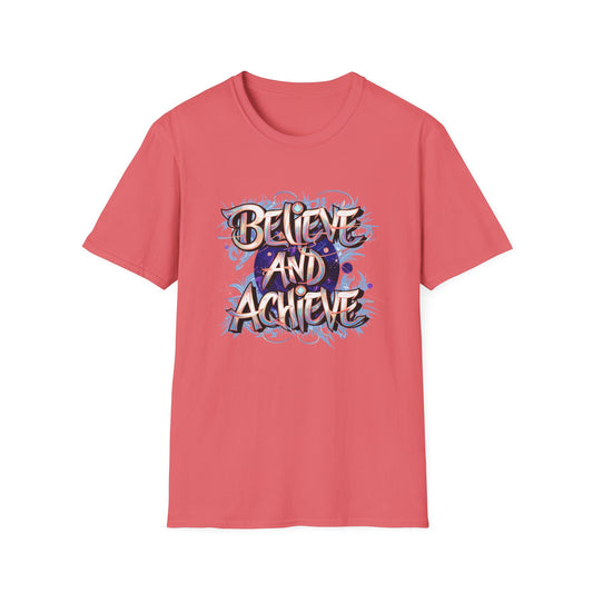 Believe And Achieve Unisex Softstyle T-Shirt