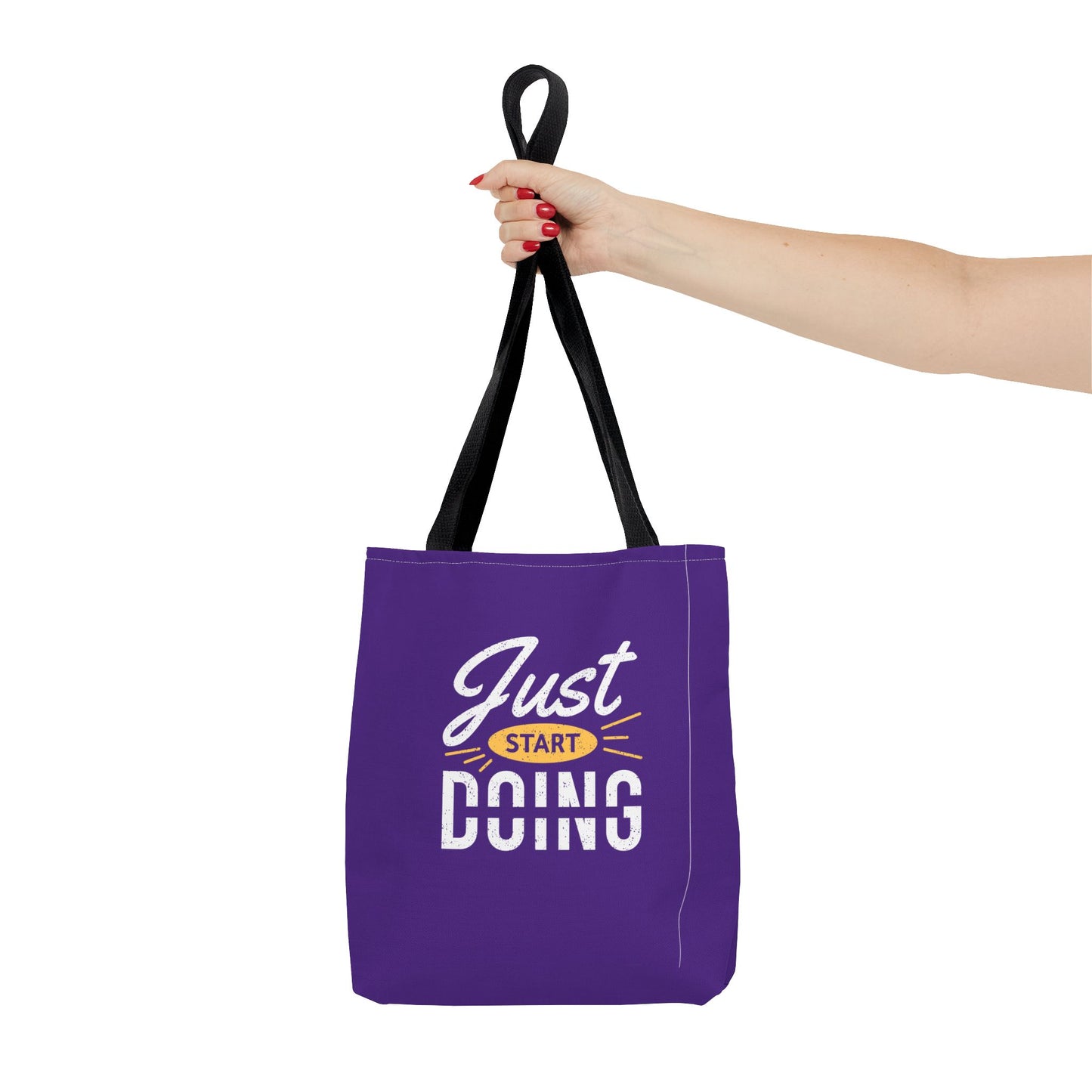 Just Start Doing Tote Bag (AOP)