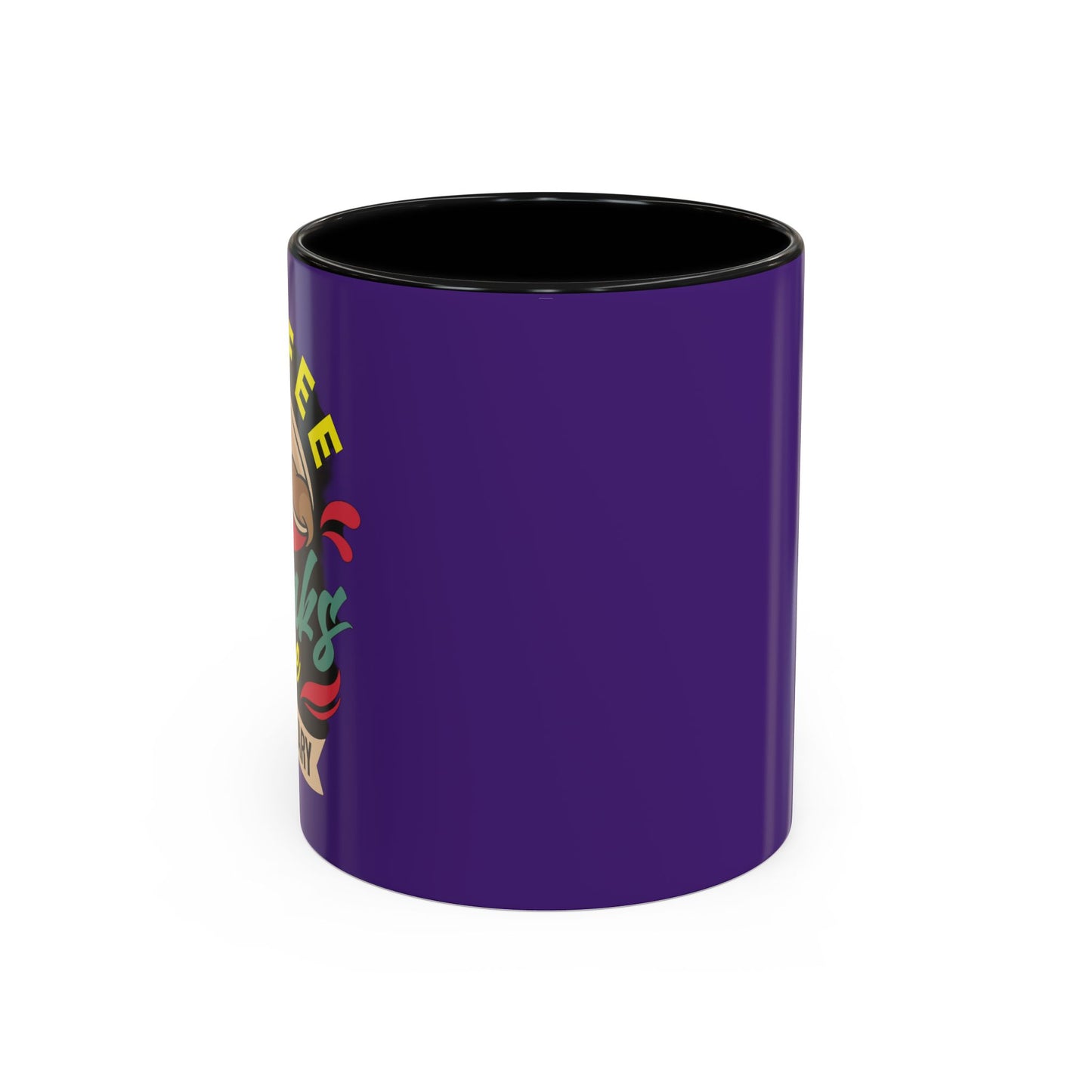 Coffee Breaks Are Necessary Accent Coffee Mug (11, 15oz)