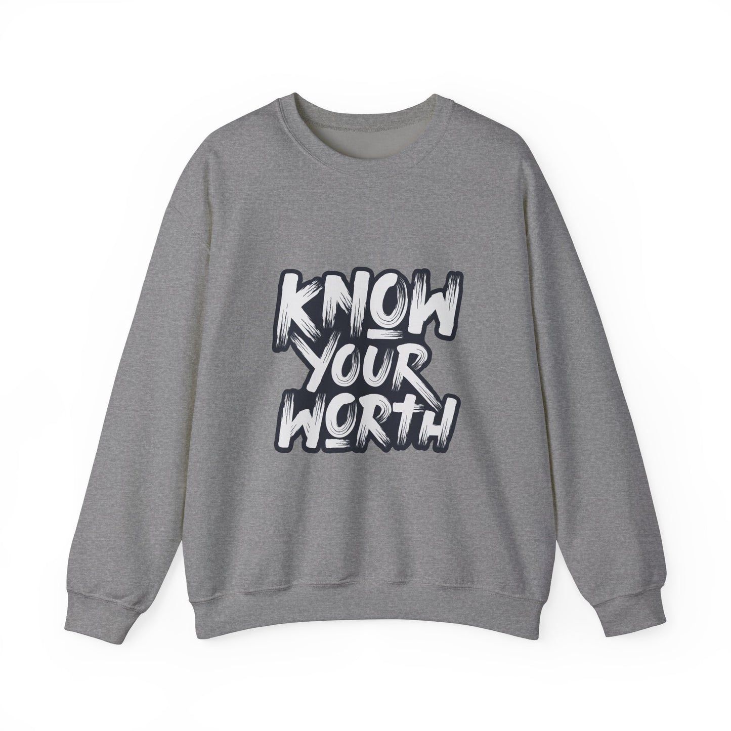Know Your Worth Unisex Heavy Blend™ Crewneck Sweatshirt