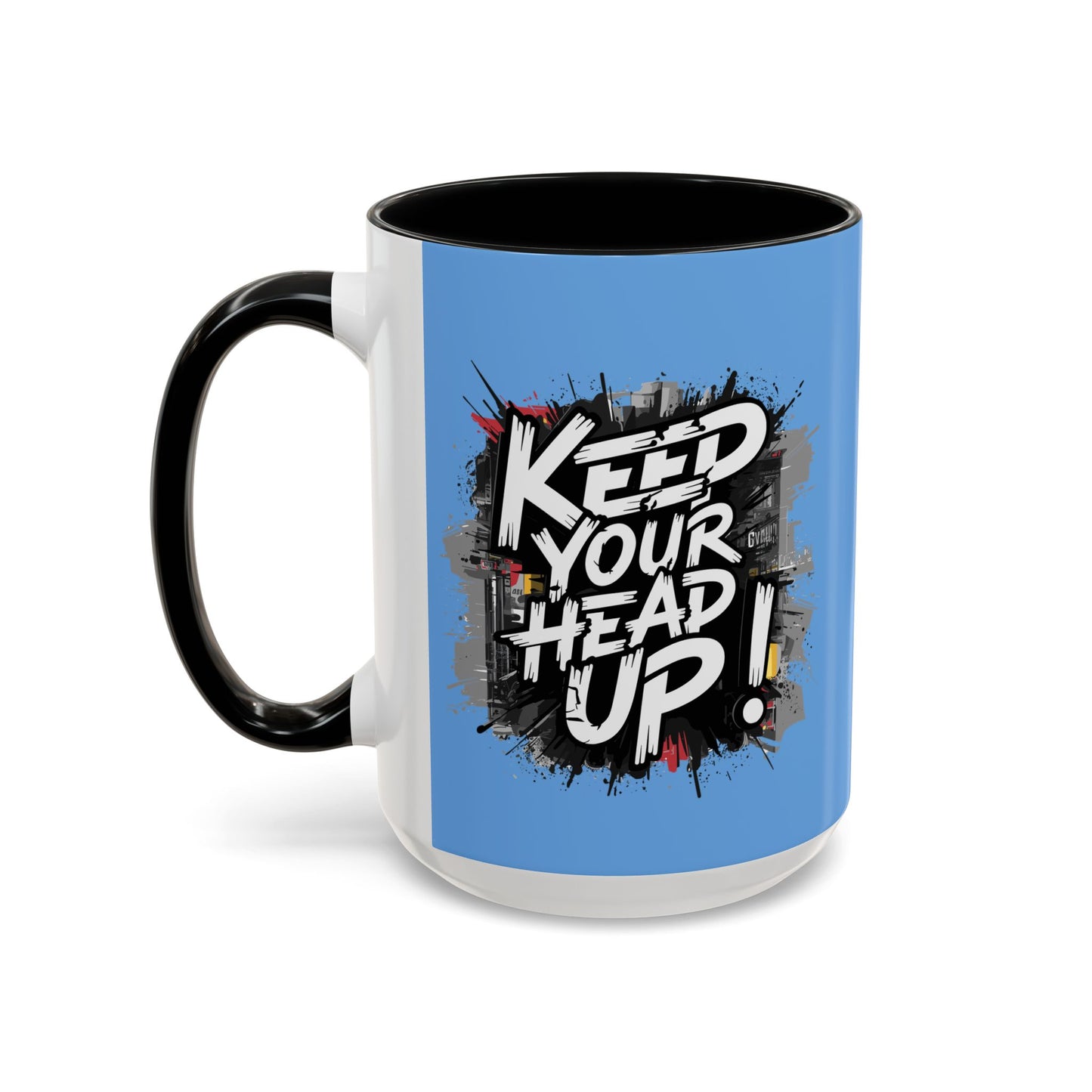 Keep Your Head Up! Accent Coffee Mug (11, 15oz)