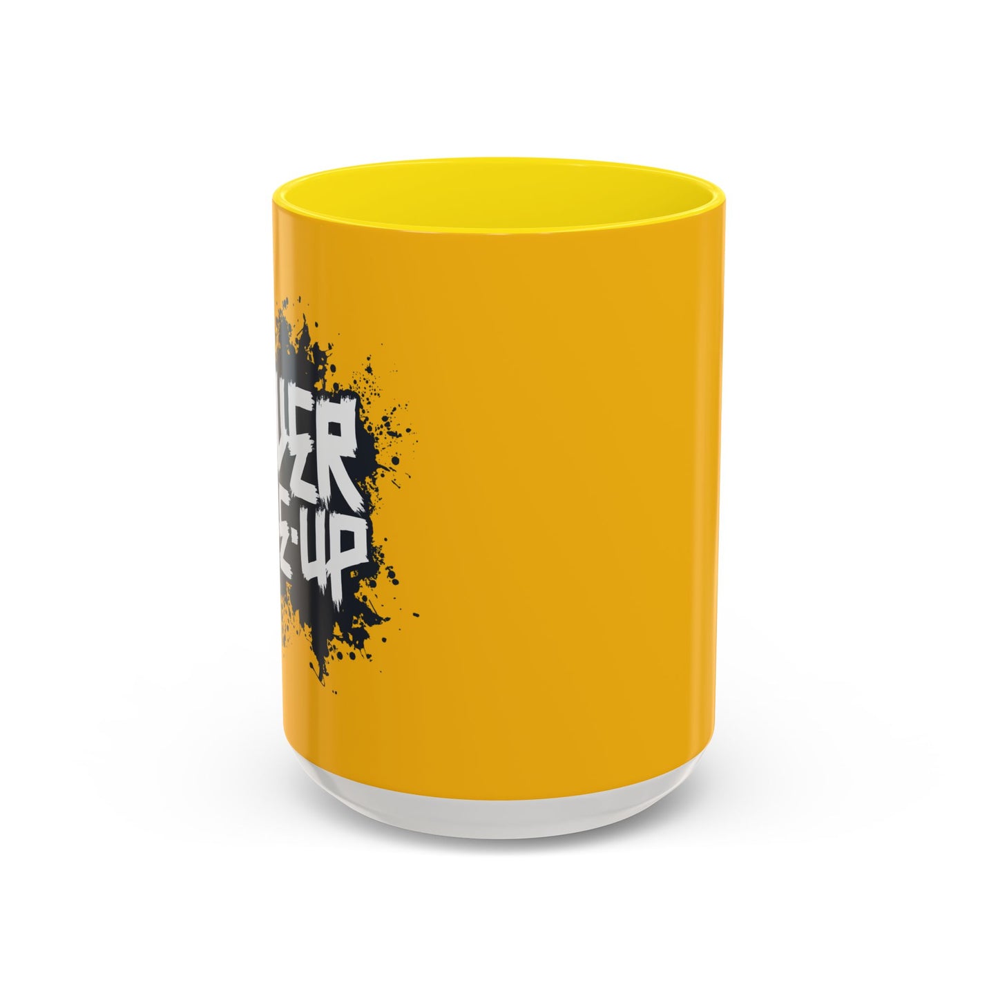 Never Give Up Accent Coffee Mug (11, 15oz)