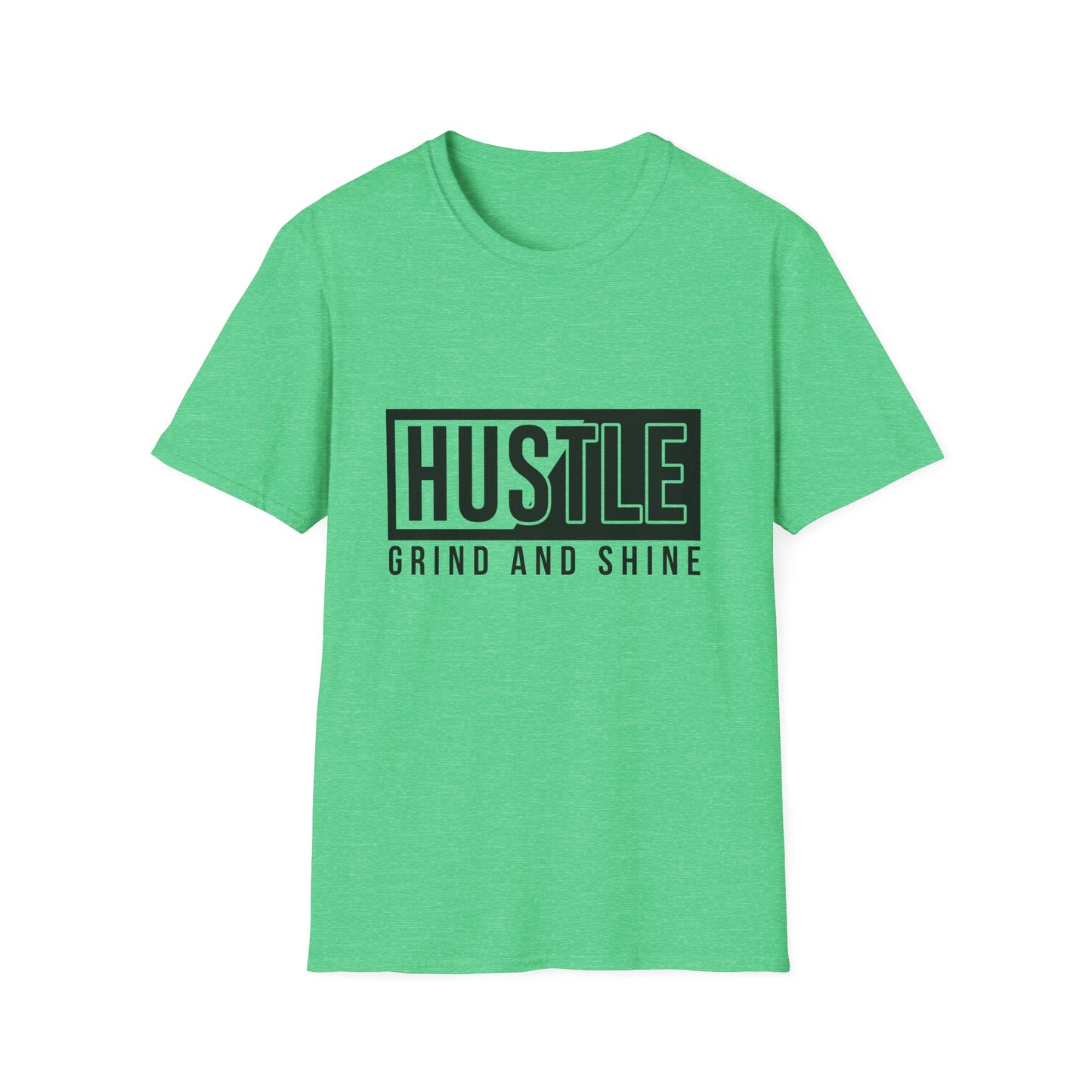 Hustle Grind And Shine Unisex Softstyle T-Shirt