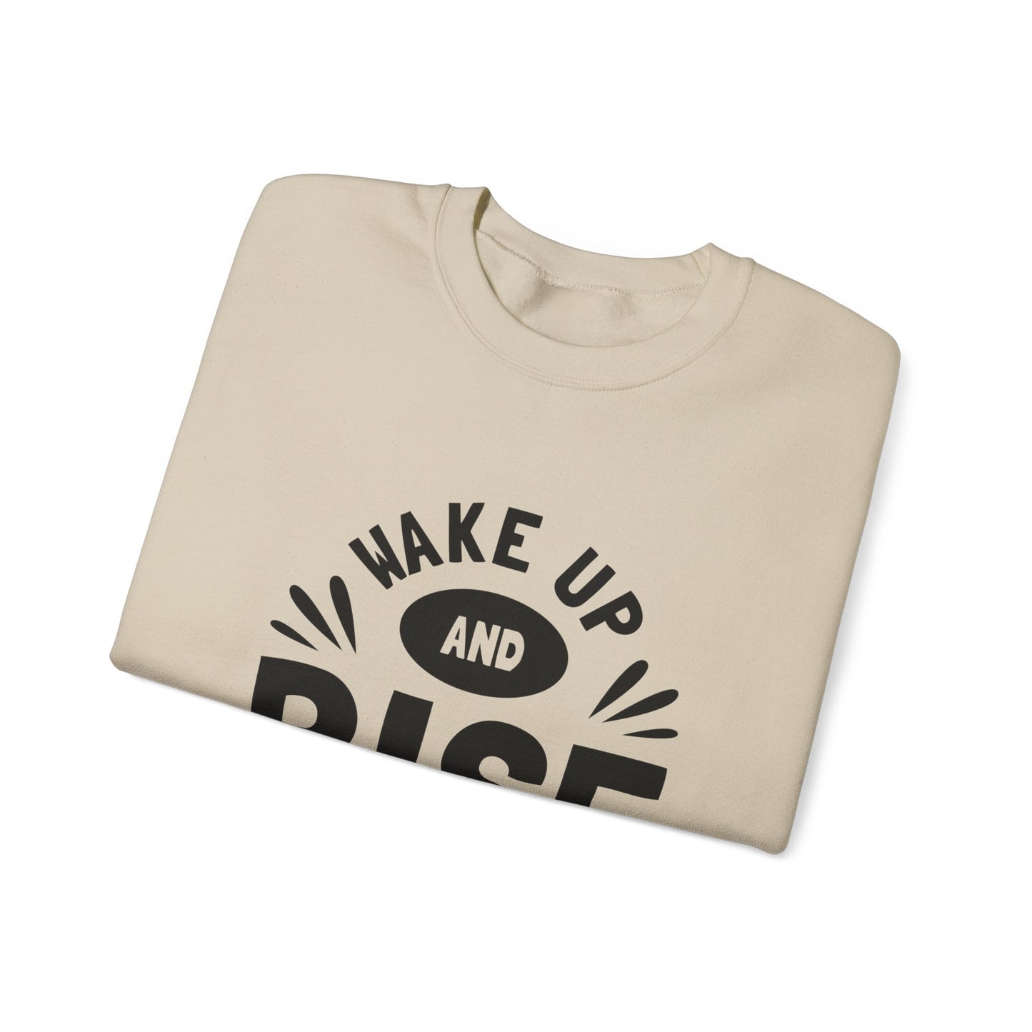 Wake Up And Rise Again Unisex Heavy Blend™ Crewneck Sweatshirt