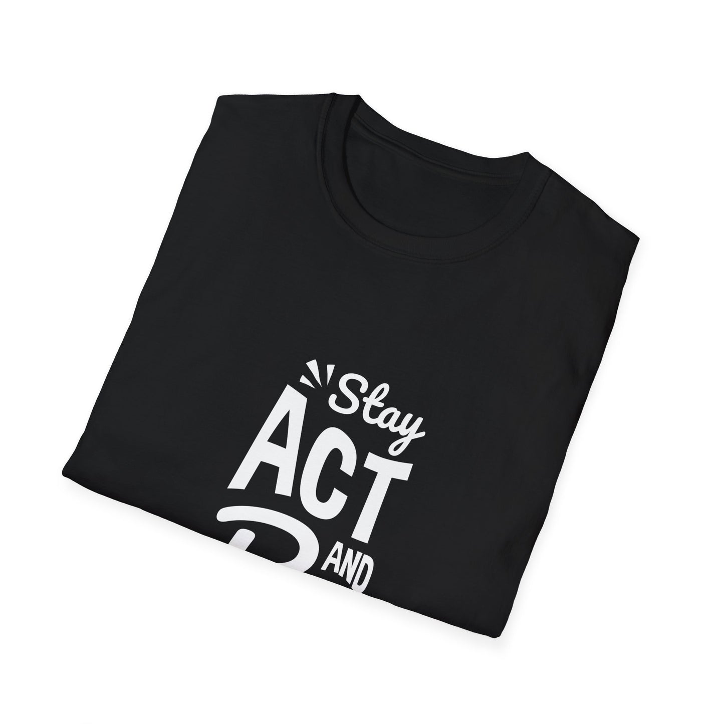 Stay Act And Be Cool Unisex Softstyle T-Shirt