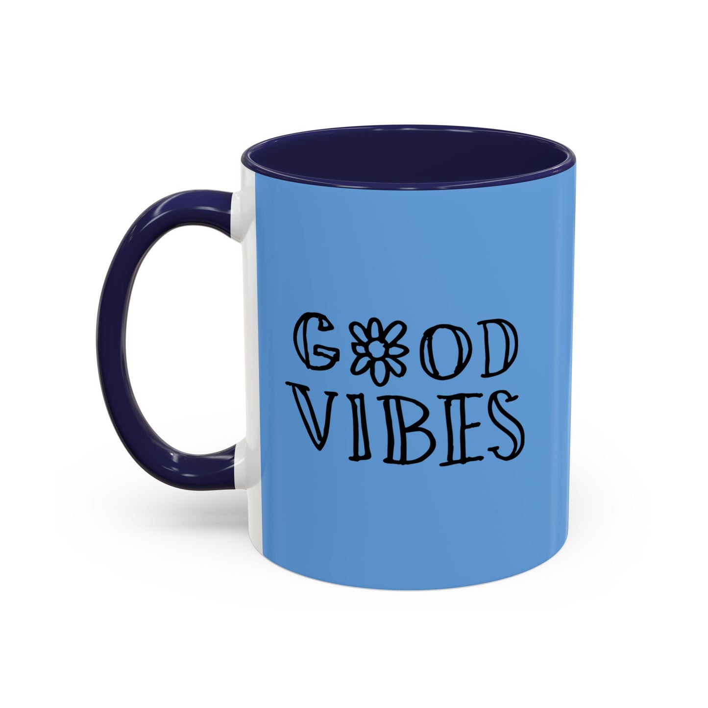Good Vibes Accent Coffee Mug (11, 15oz)