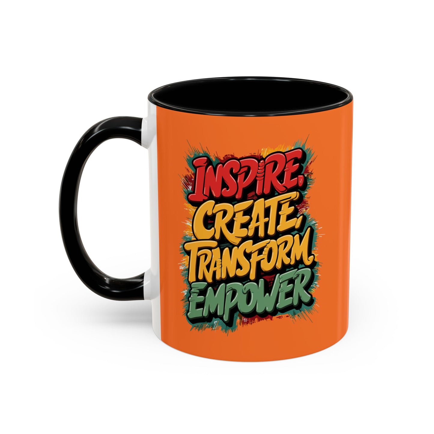 Inspire Create Transform Empower Accent Coffee Mug (11, 15oz)