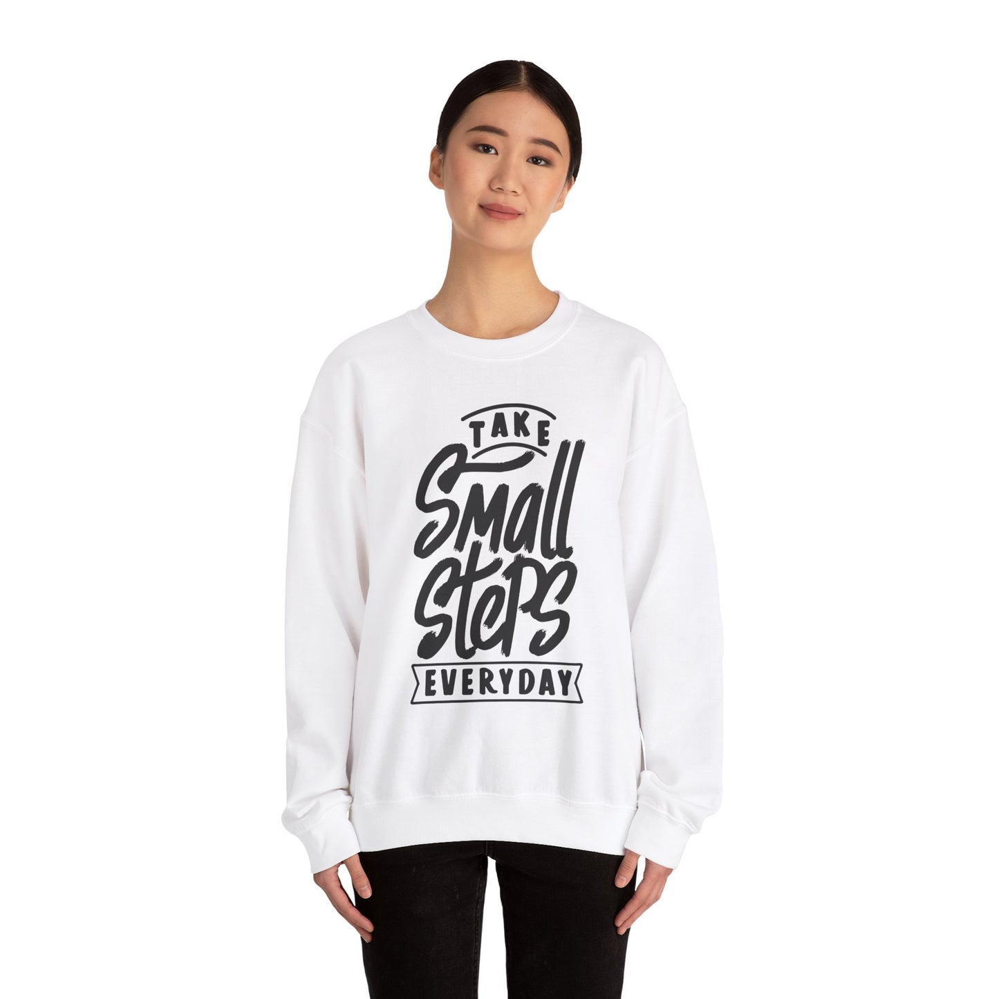 Take Small Steps Everyday Unisex Heavy Blend™ Crewneck Sweatshirt