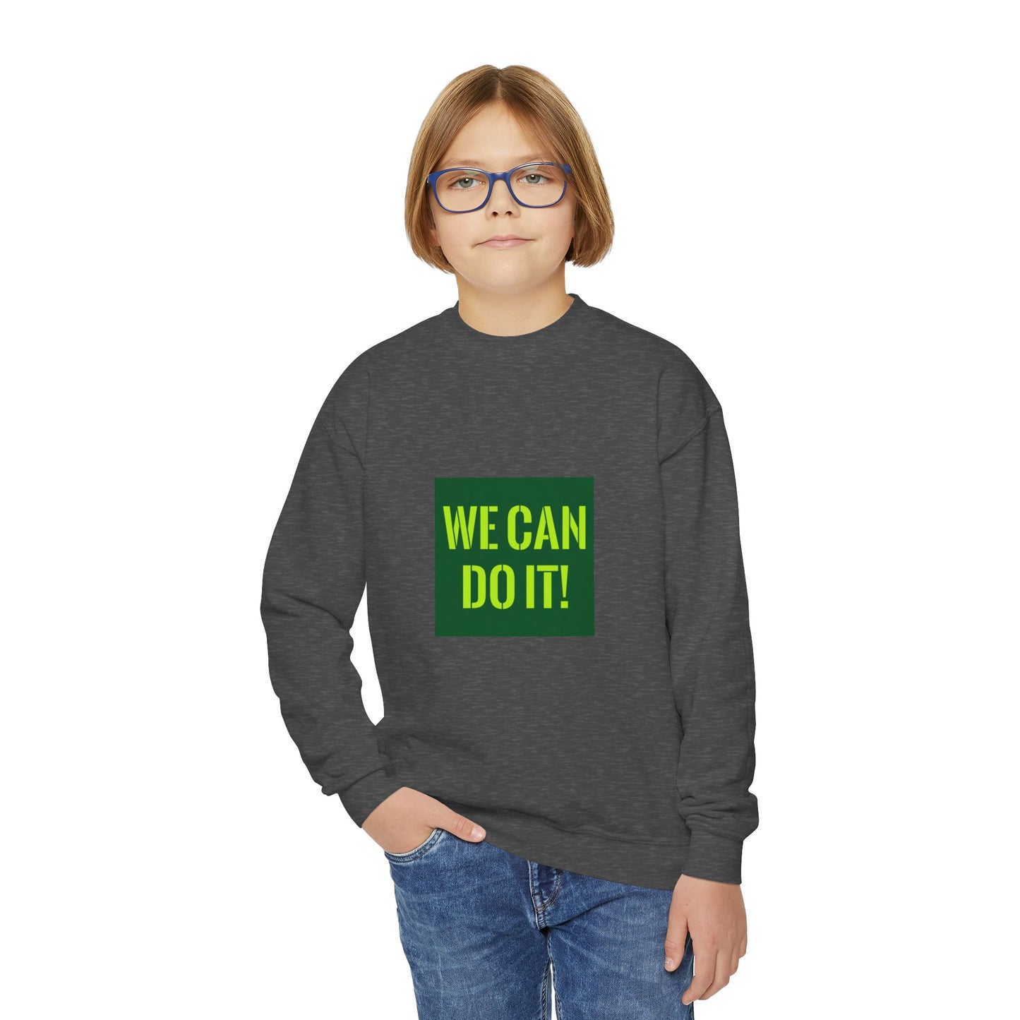 We Can Do It Youth Crewneck Sweatshirt