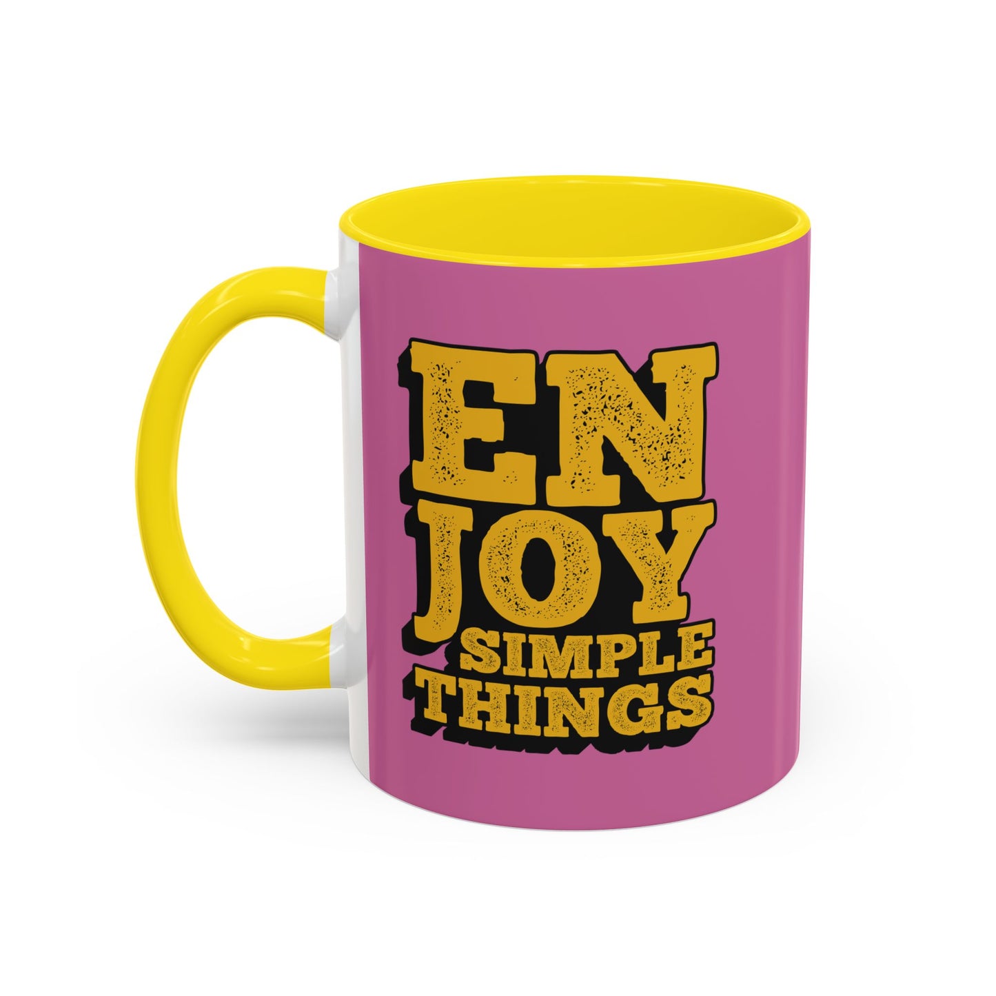 Enjoy Simple Things Accent Coffee Mug (11, 15oz)