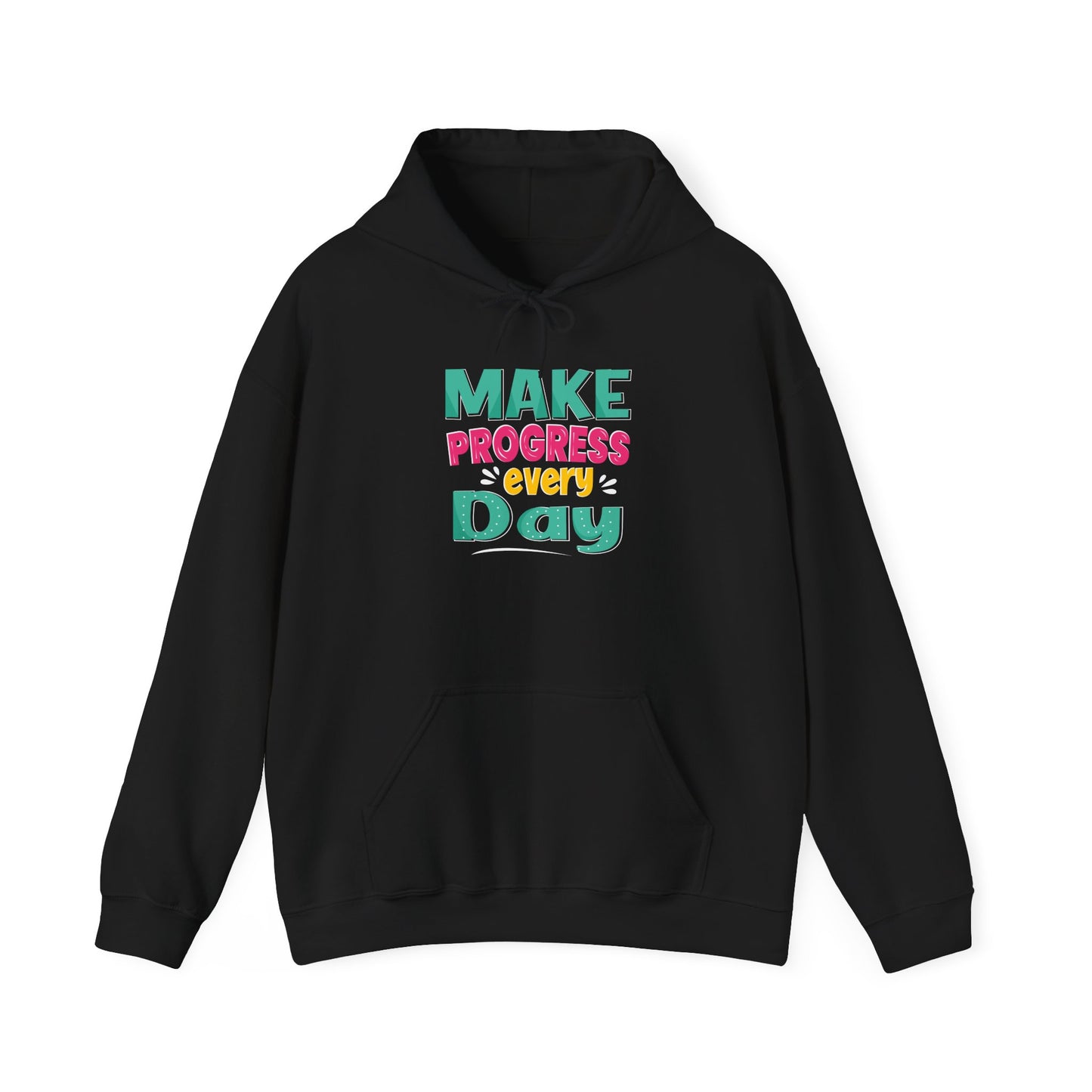 Make Progress Every Day Unisex Heavy Blend™ Hooded Sweatshirt