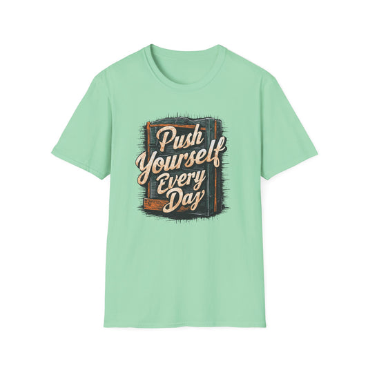 Push Yourself Every Day Unisex Softstyle T-Shirt