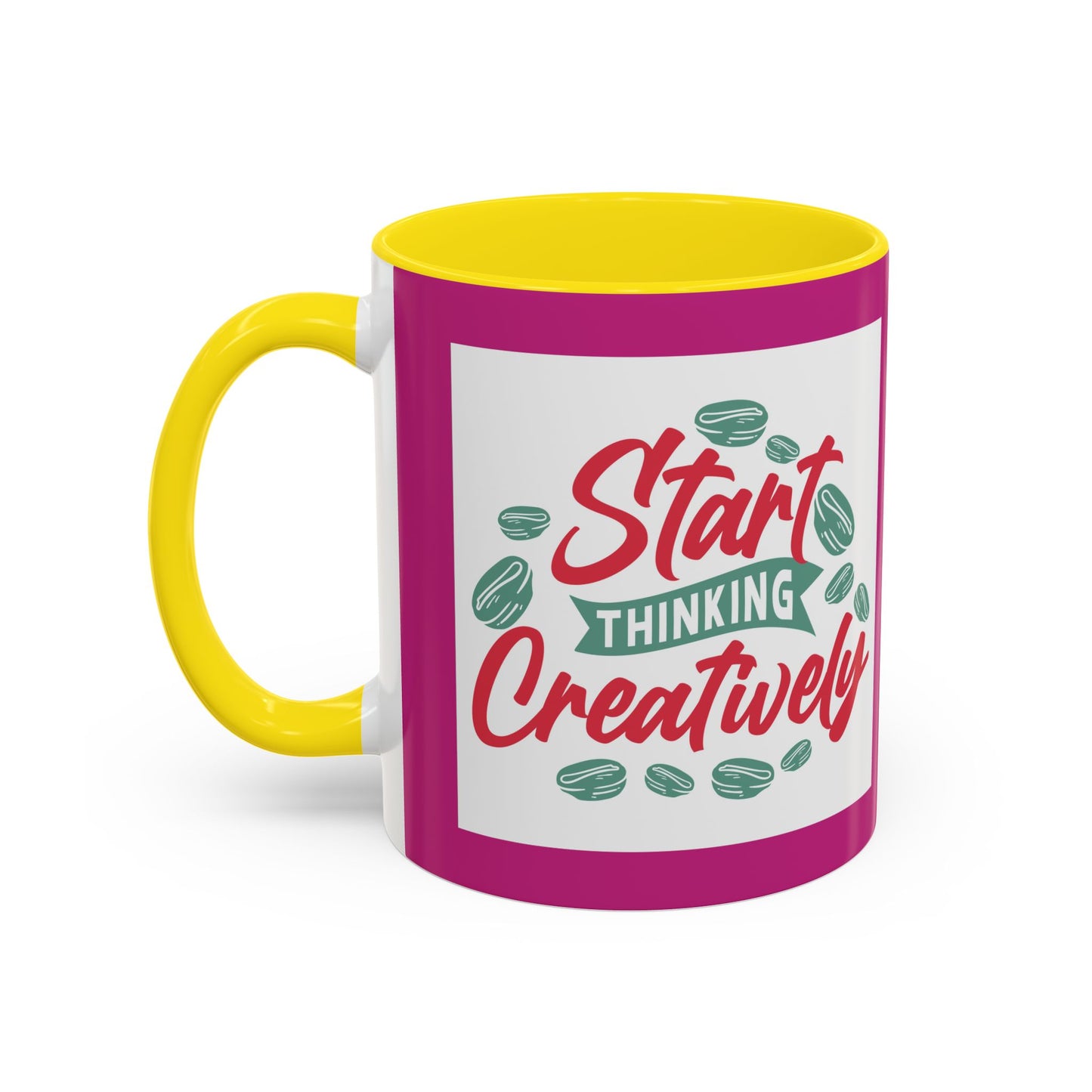 Start Thinking Accent Coffee Mug (11, 15oz)