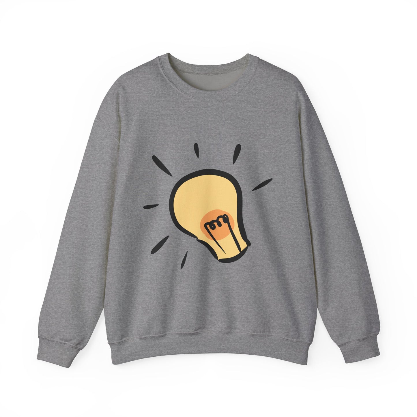 Light Bulb Unisex Heavy Blend™ Crewneck Sweatshirt