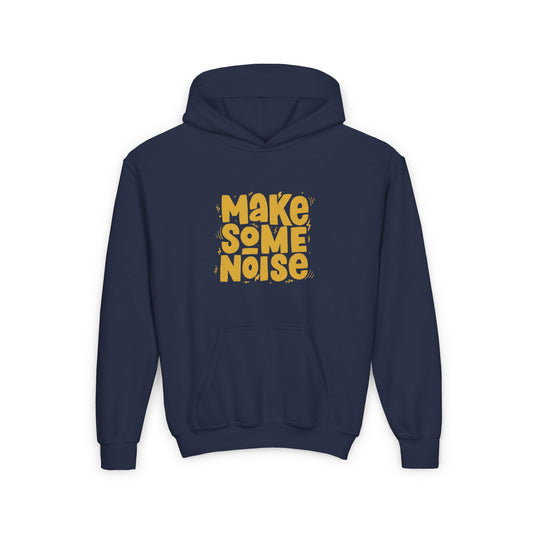 Make Some Noise Youth Heavy Blend Hooded Sweatshirt