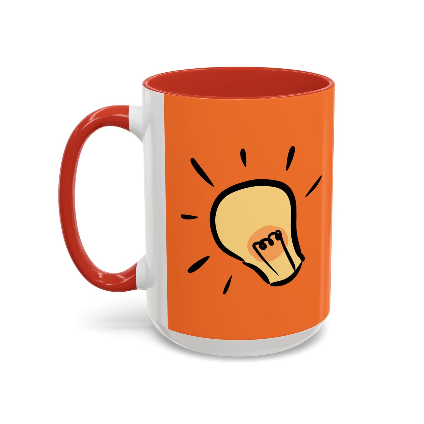 Light Bulb Accent Coffee Mug (11, 15oz)
