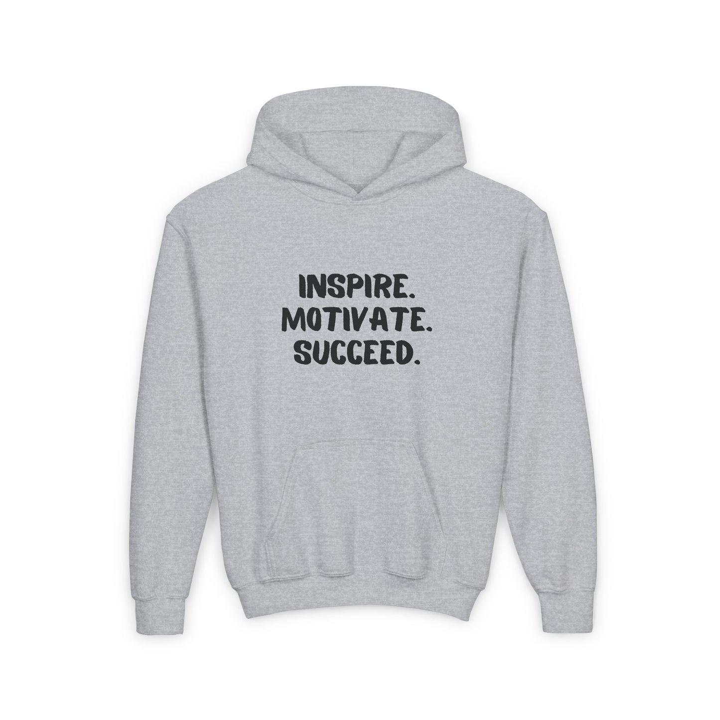 Inspire Motivate Succeed Youth Heavy Blend Hooded Sweatshirt