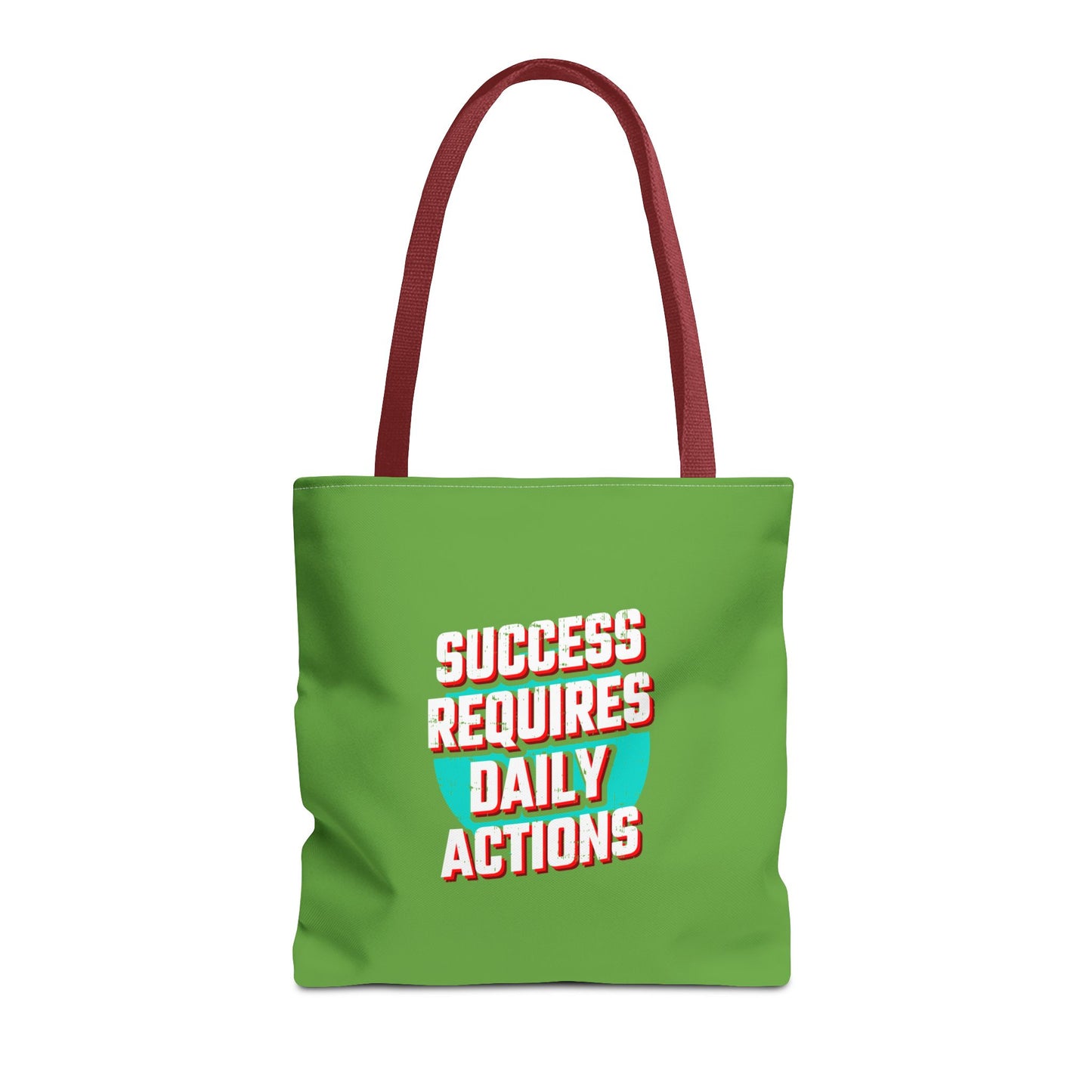 Success Requires Daily Actions Tote Bag (AOP)