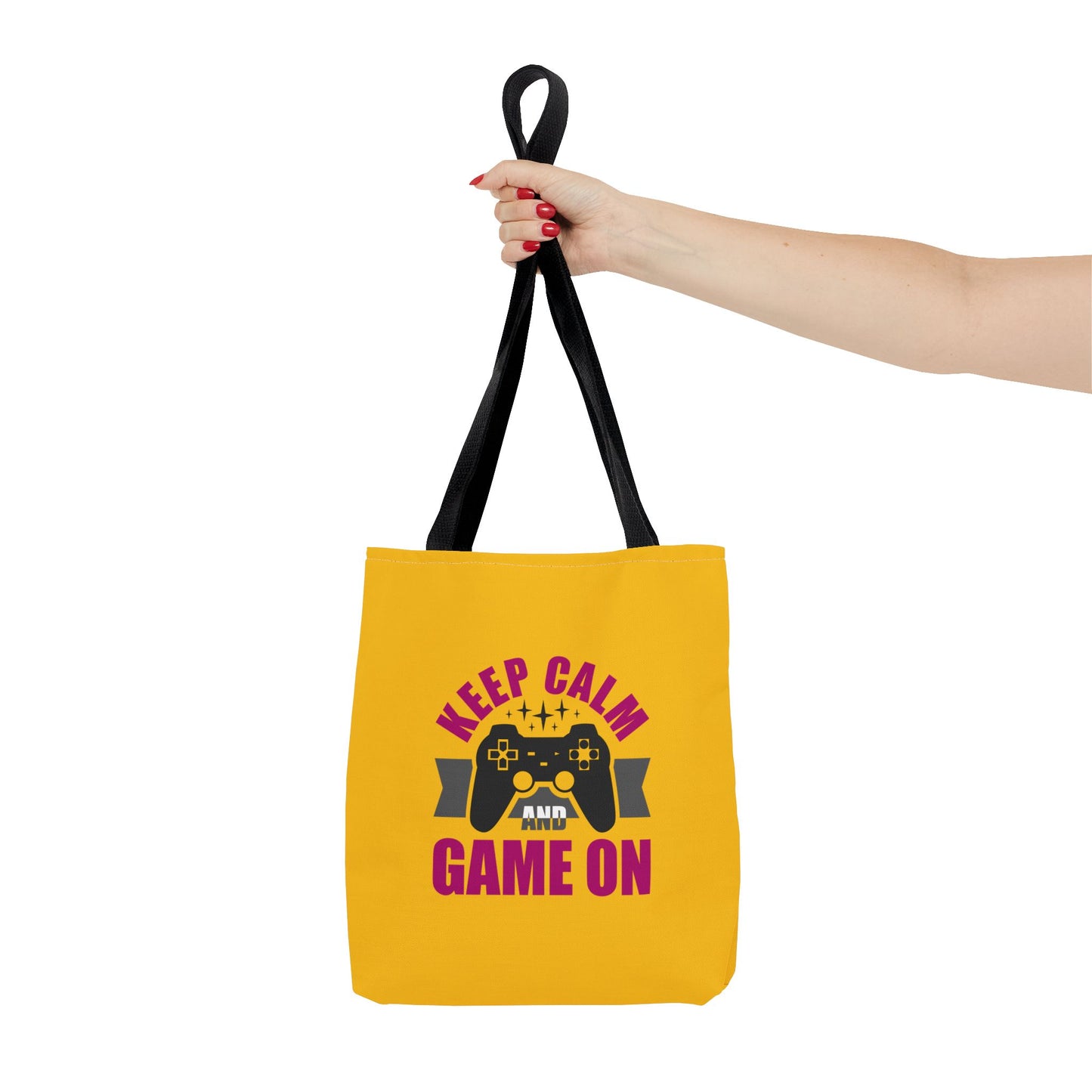 Keep Calm And Game On Tote Bag (AOP)