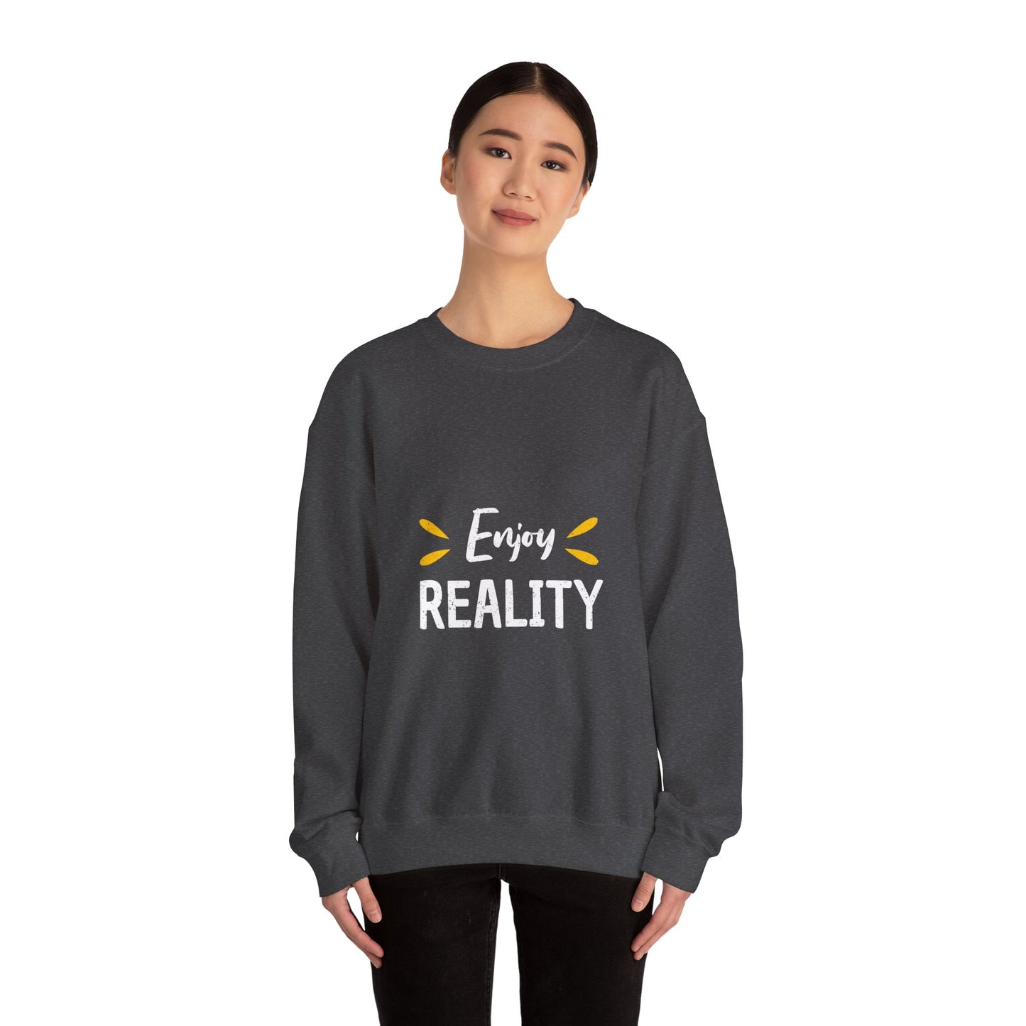 Enjoy Reality Unisex Heavy Blend™ Crewneck Sweatshirt