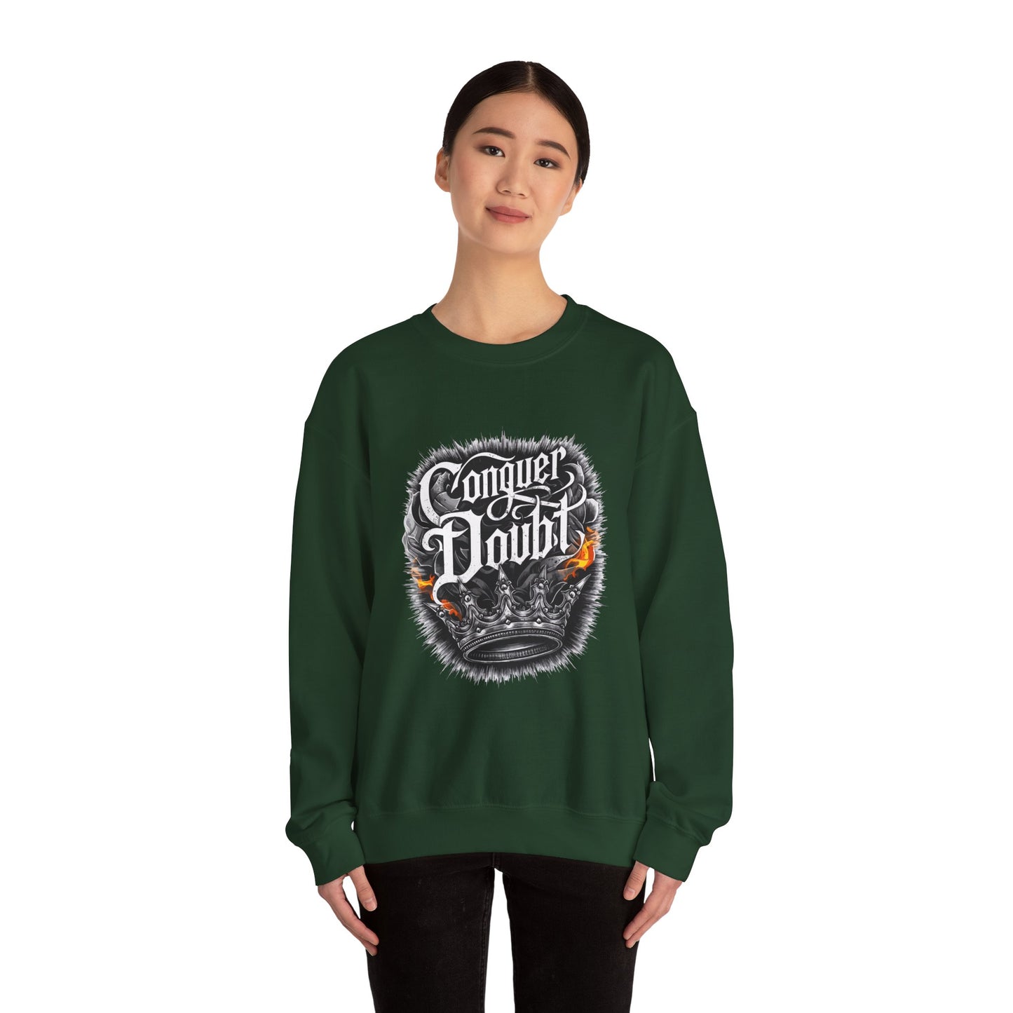 Conquer Doubt Unisex Heavy Blend™ Crewneck Sweatshirt