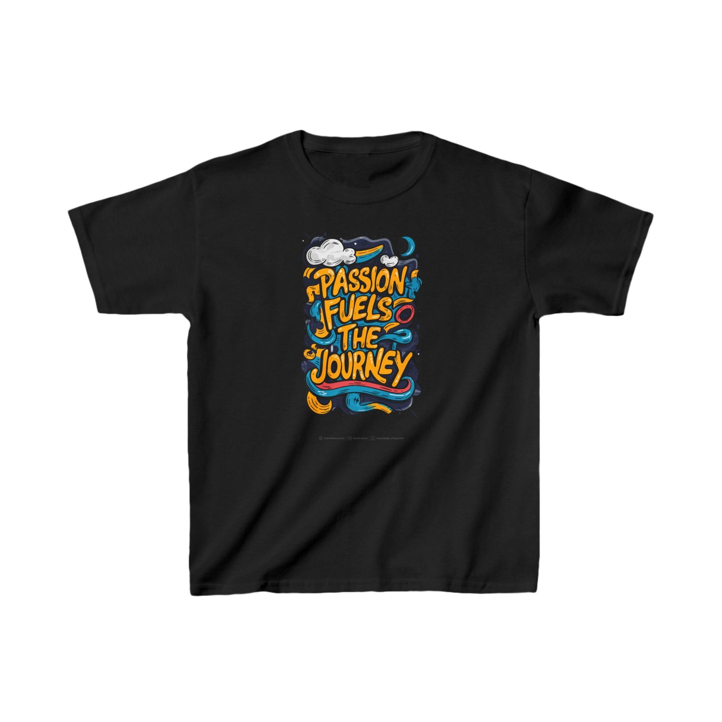Passion Fuels The Journey Kids Heavy Cotton™ Tee