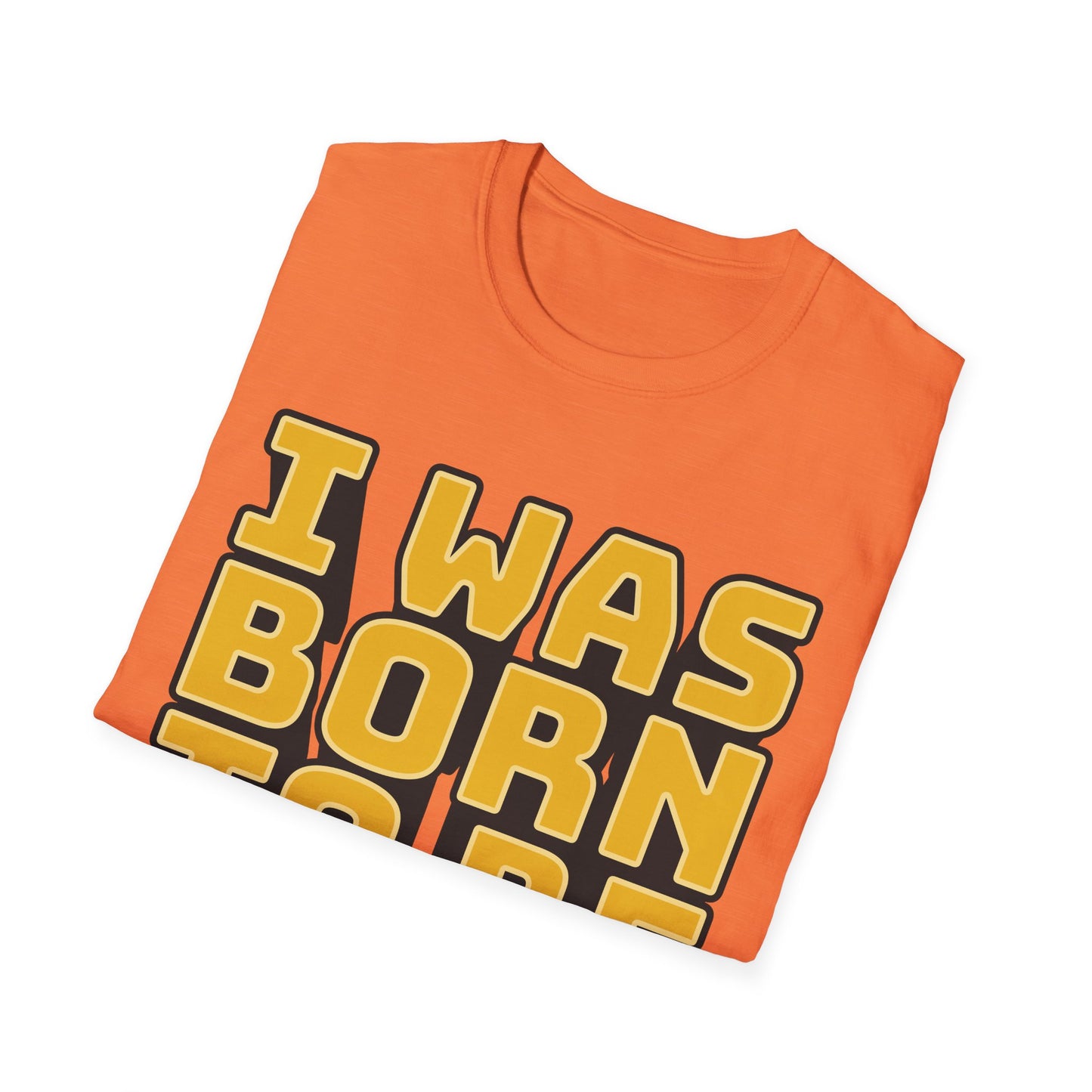 I Was Born To Be Handsome Unisex Softstyle T-Shirt